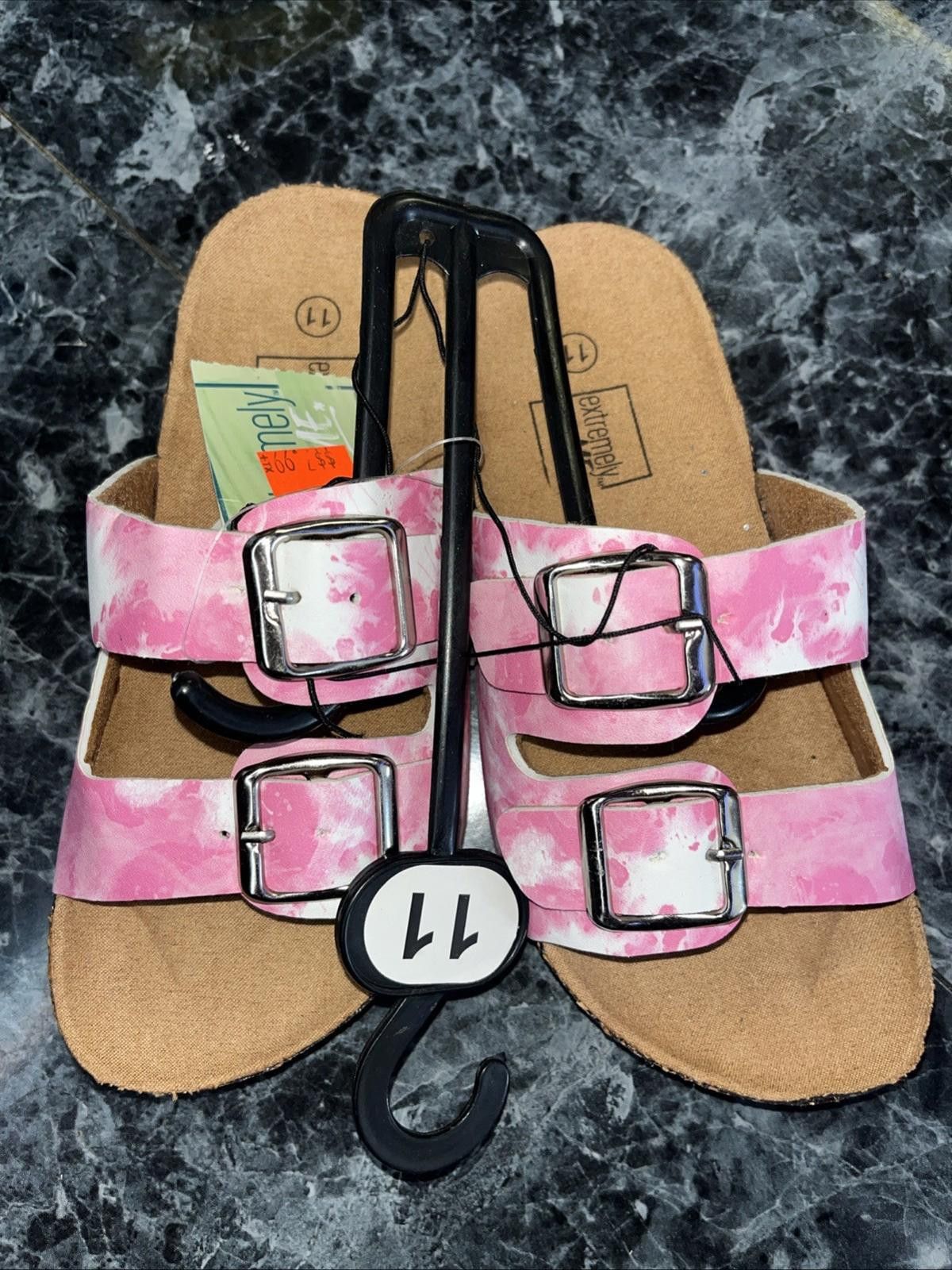 Other NWT Extremely Me Kids Pink Sandals Size 11 Size US 11 / IT 41 - 1 Thumbnail