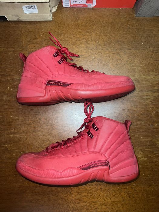 Jordan 12 gym on sale red size 9.5