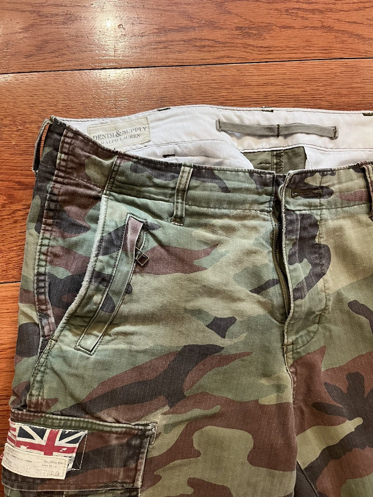 Denim & Supply Ralph Lauren Ralph Lauren Denim & Supply Vintage Camo Cargo Pants Supreme Size US 34 / EU 50 - 2 Thumbnail