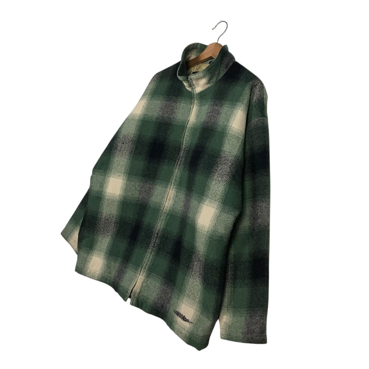 Japanese Brand 🔥VINTAGE WOOL ZIPPER JACKET SNOWBOARDS SIMS TARTAN DESIGN Size US S / EU 44-46 / 1 - 4 Thumbnail