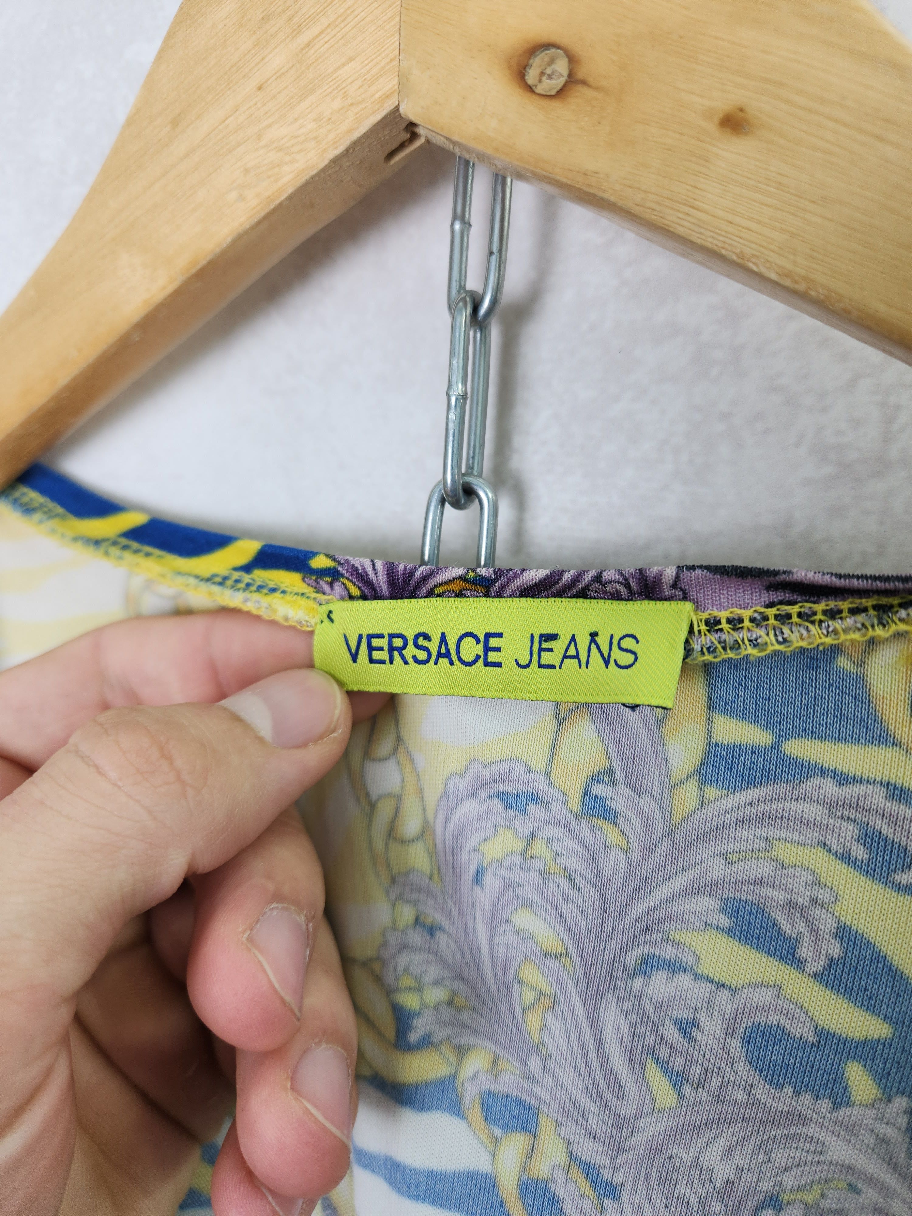 Versace Versace Jeans multicolor floral tank top Size S / US 4 / IT 40 - 8 Thumbnail