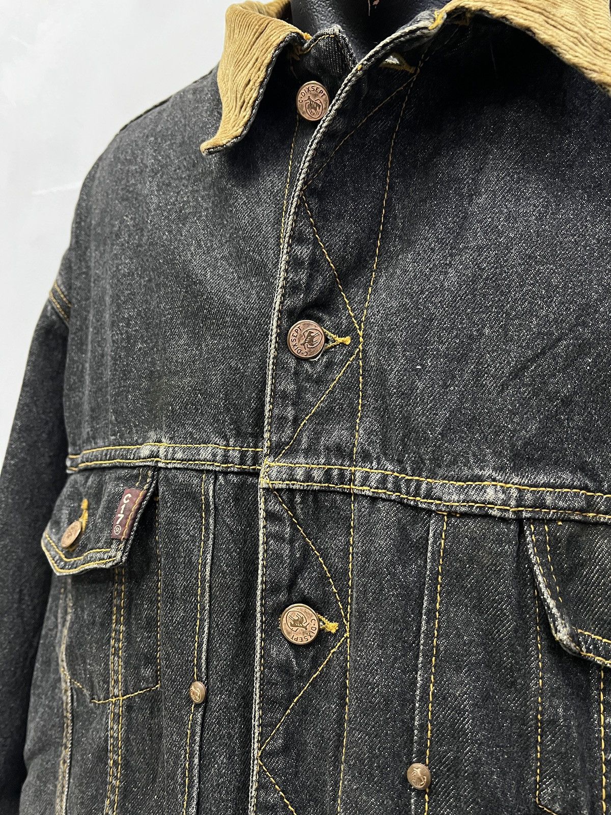 Levi's Levi’s style leather Denim Jeans Jacket 90s Distressed Y2k Size US L / EU 52-54 / 3 - 4 Thumbnail