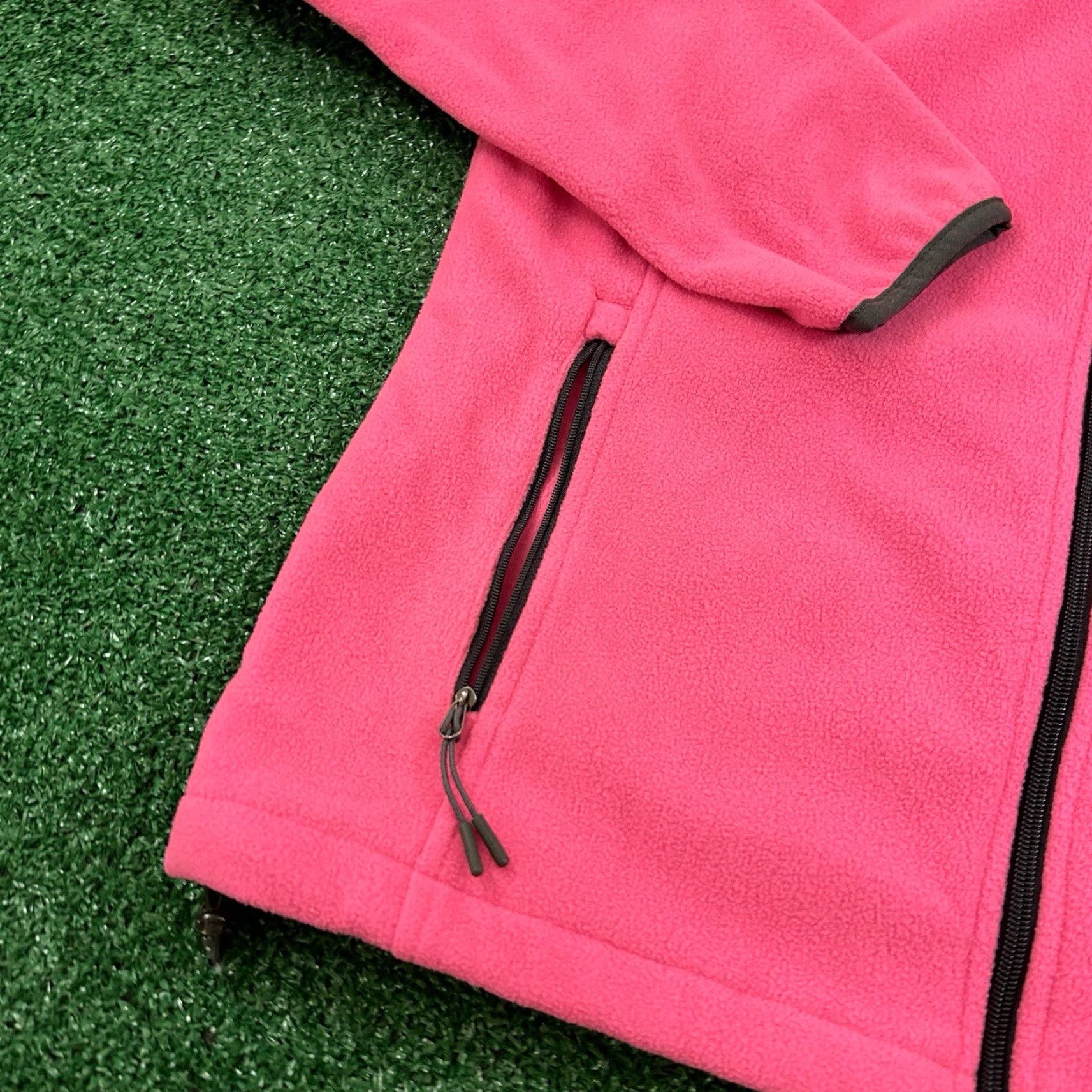 New Balance New Balance Sweatshirt Womens Medium Pink Full Zip Fleece Outdoor Comfy Size M / US 6-8 / IT 42-44 - 3 Thumbnail