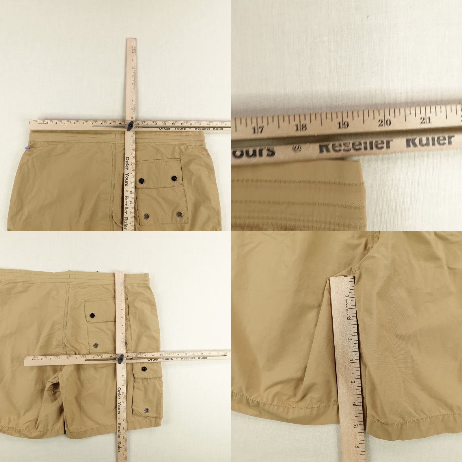 Ralph Lauren VINTAGE Ralph Lauren Cargo Shorts Mens XL Brown Performance Drawstring Outdoor Sports Size US 39 - 8 Thumbnail