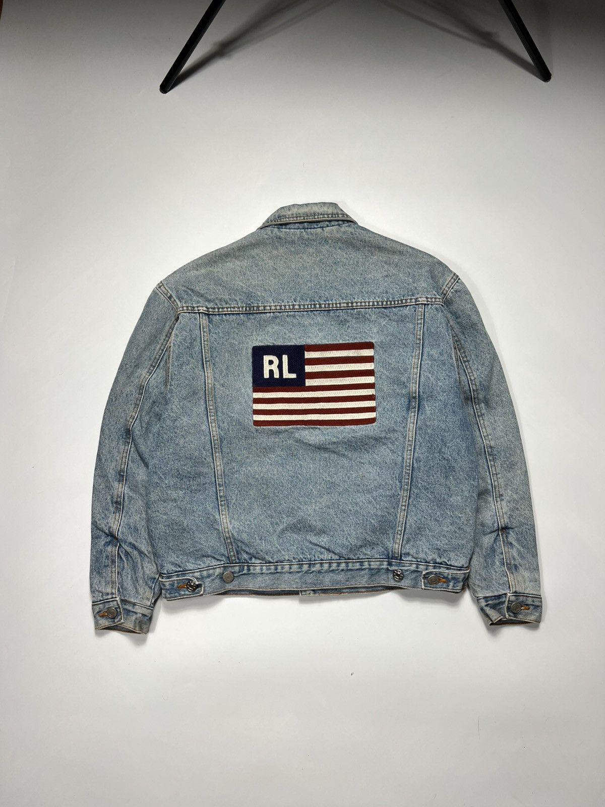 Bomber Jacket × Lee × Vintage Vintage 90's Lee Sport Denim