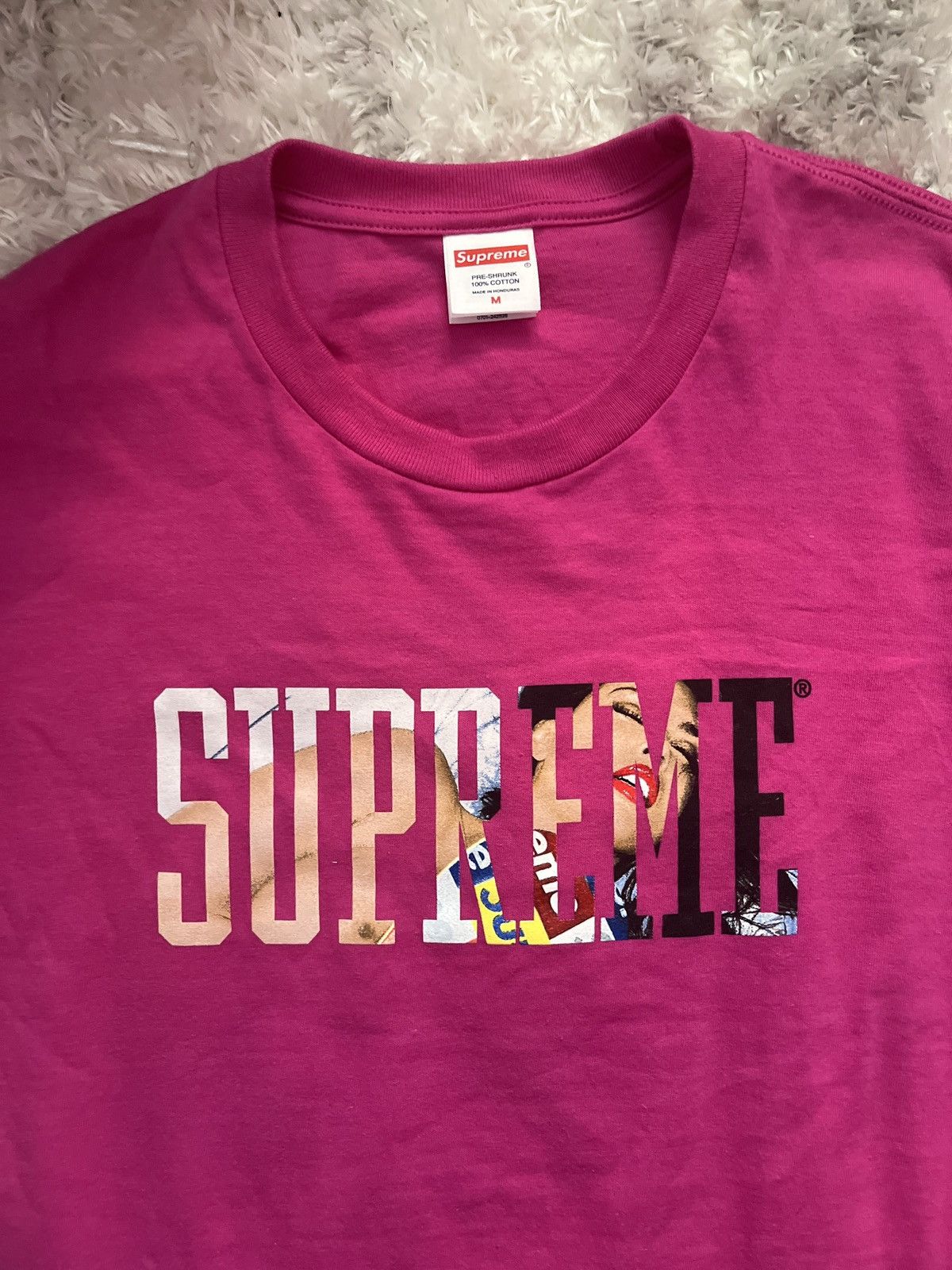 Supreme Pink Supreme Graphic Tee Size US M / EU 48-50 / 2 - 2 Thumbnail