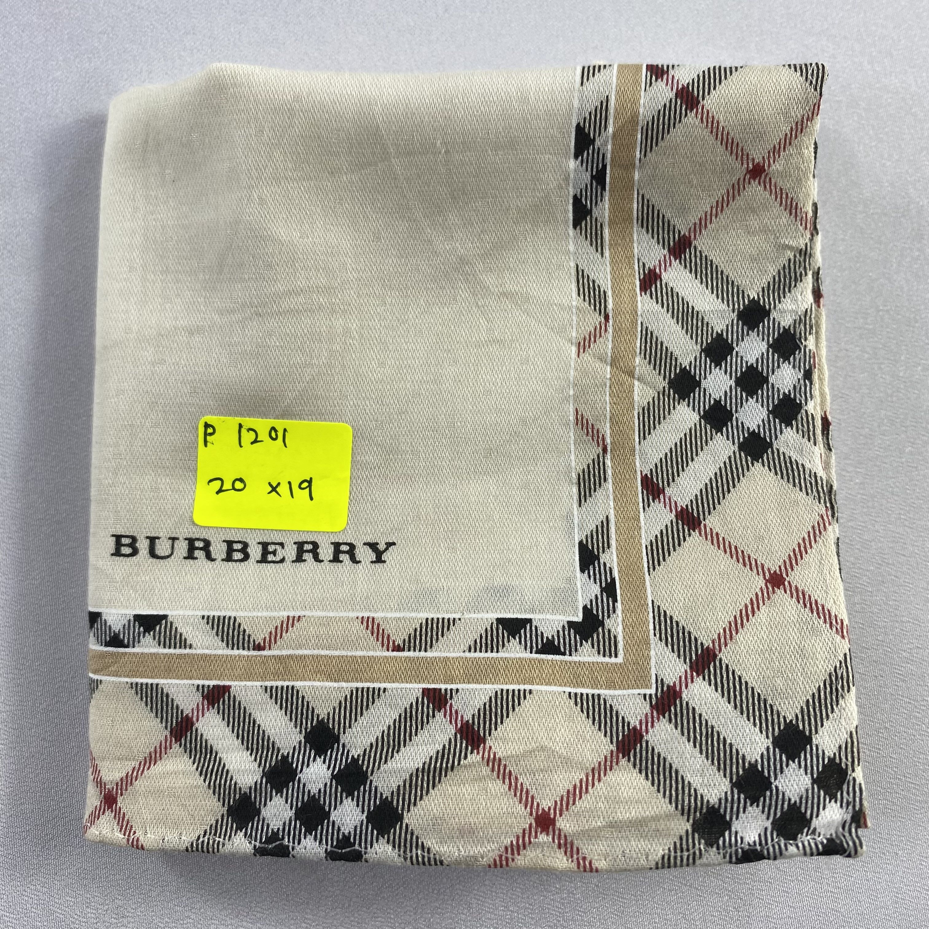 Burberry × Vintage Burberry Handkerchief / Neckerchief / Bandana-P1201 Size ONE SIZE - 5 Thumbnail