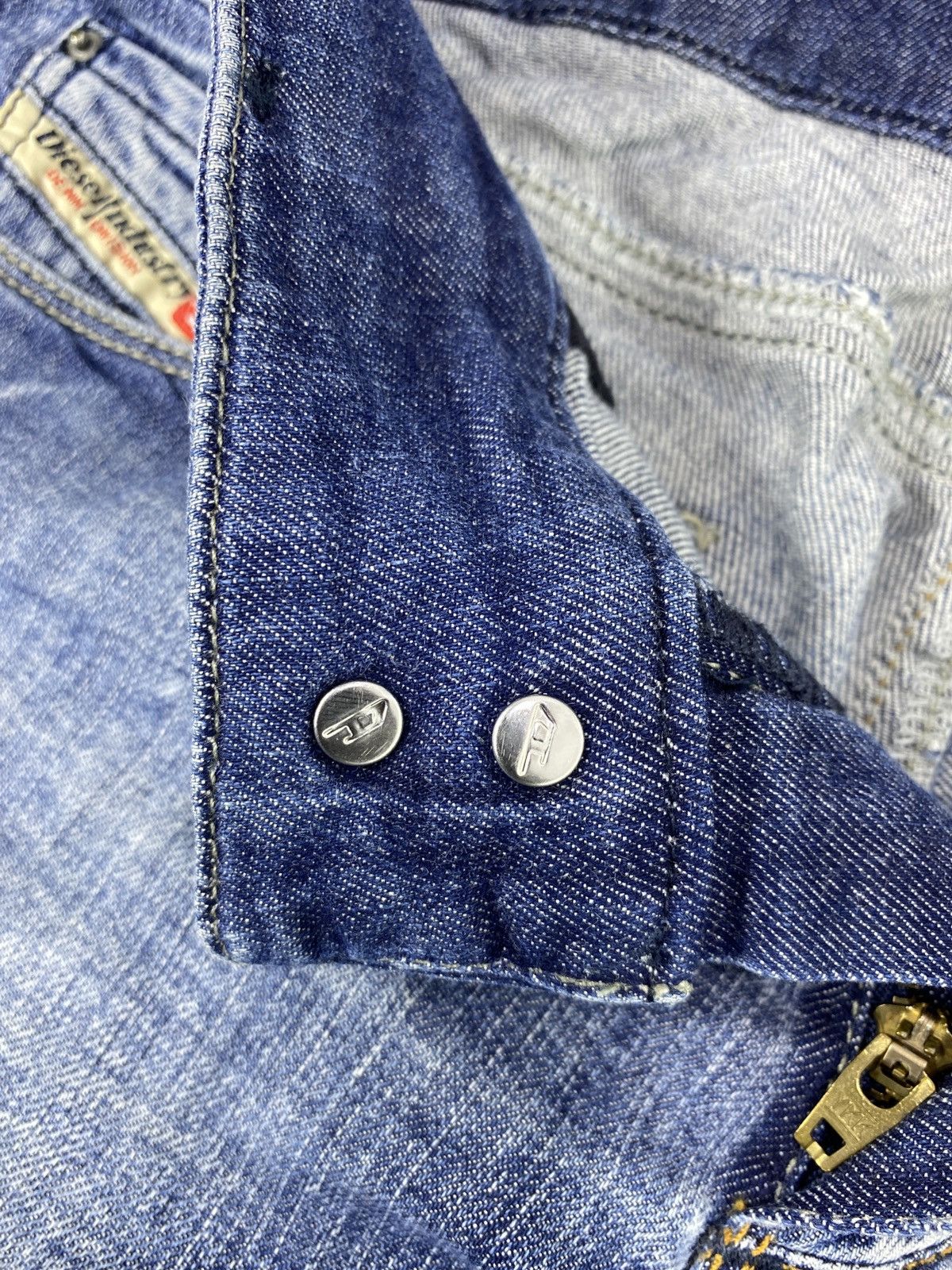 Diesel × Jean × Vintage Diesel Distressed Blue Wash Jeans - J1034 Size 28" / US 6 / IT 42 - 10 Thumbnail