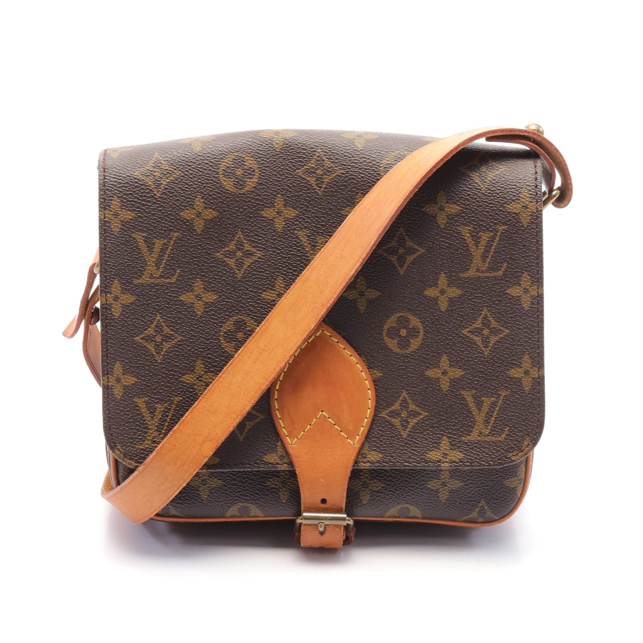 Louis Vuitton Louis Vuitton Cartesier Mm Monogram Shoulder Bag Leather Brown Size ONE SIZE - 1 Thumbnail