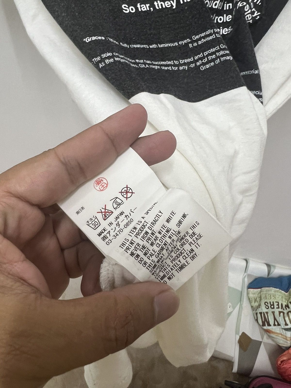 Undercover Undercover Menace Or Not Shirt Made In Japan Size US M / EU 48-50 / 2 - 6 Thumbnail