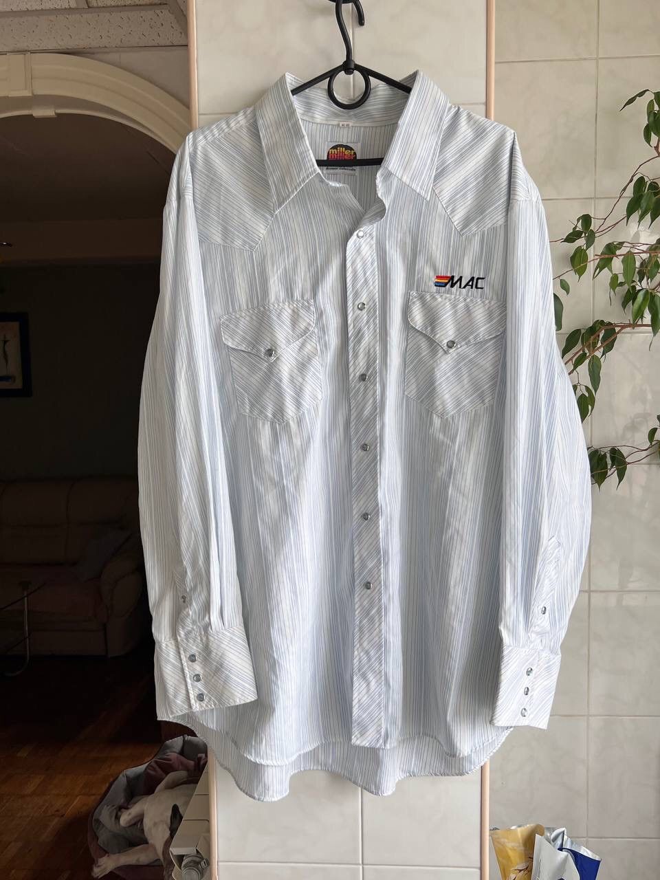 Apple × Vintage 80's 90's Vintage Apple Mac Button Down Shirt Rainbow Logo Size US XL / EU 56 / 4 - 7 Thumbnail