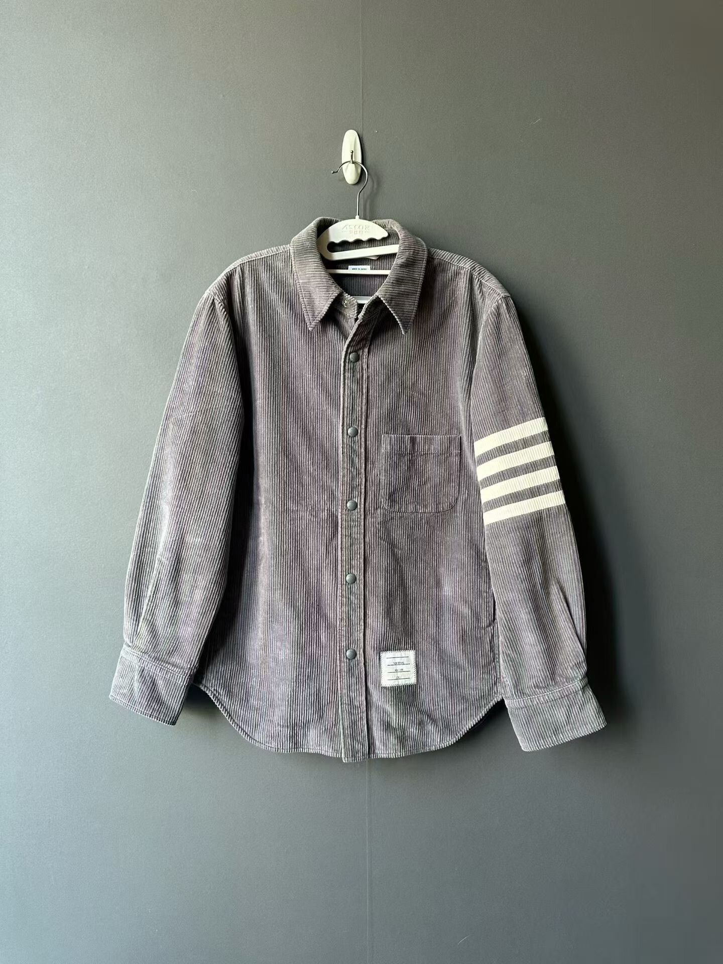 Thom Browne Thom Browne Corduroy Shirt Jacket Size US S / EU 44-46 / 1 - 1 Thumbnail