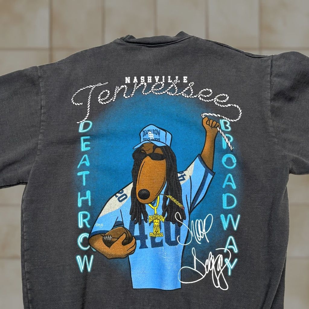 Vintage VINTAGE Stevenson Ranch x Snoop Dogg Death Row Records Sweatshirt Mens Medium Gray Pullover Sweatshirt Men’s M Size US M / EU 48-50 / 2 - 1 Thumbnail