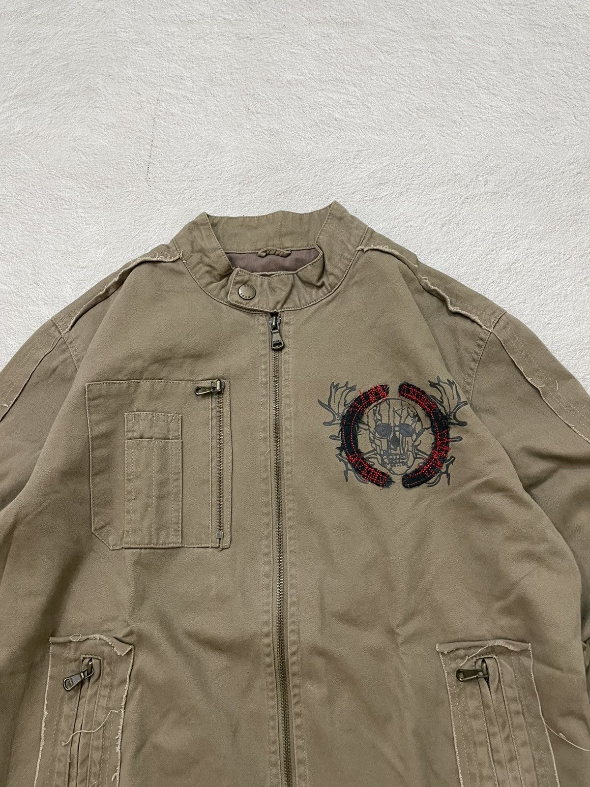 Japanese Brand 2000s Japan Archived Utility Jacket Patch Skull Kapital Y2K Size US L / EU 52-54 / 3 - 3 Thumbnail