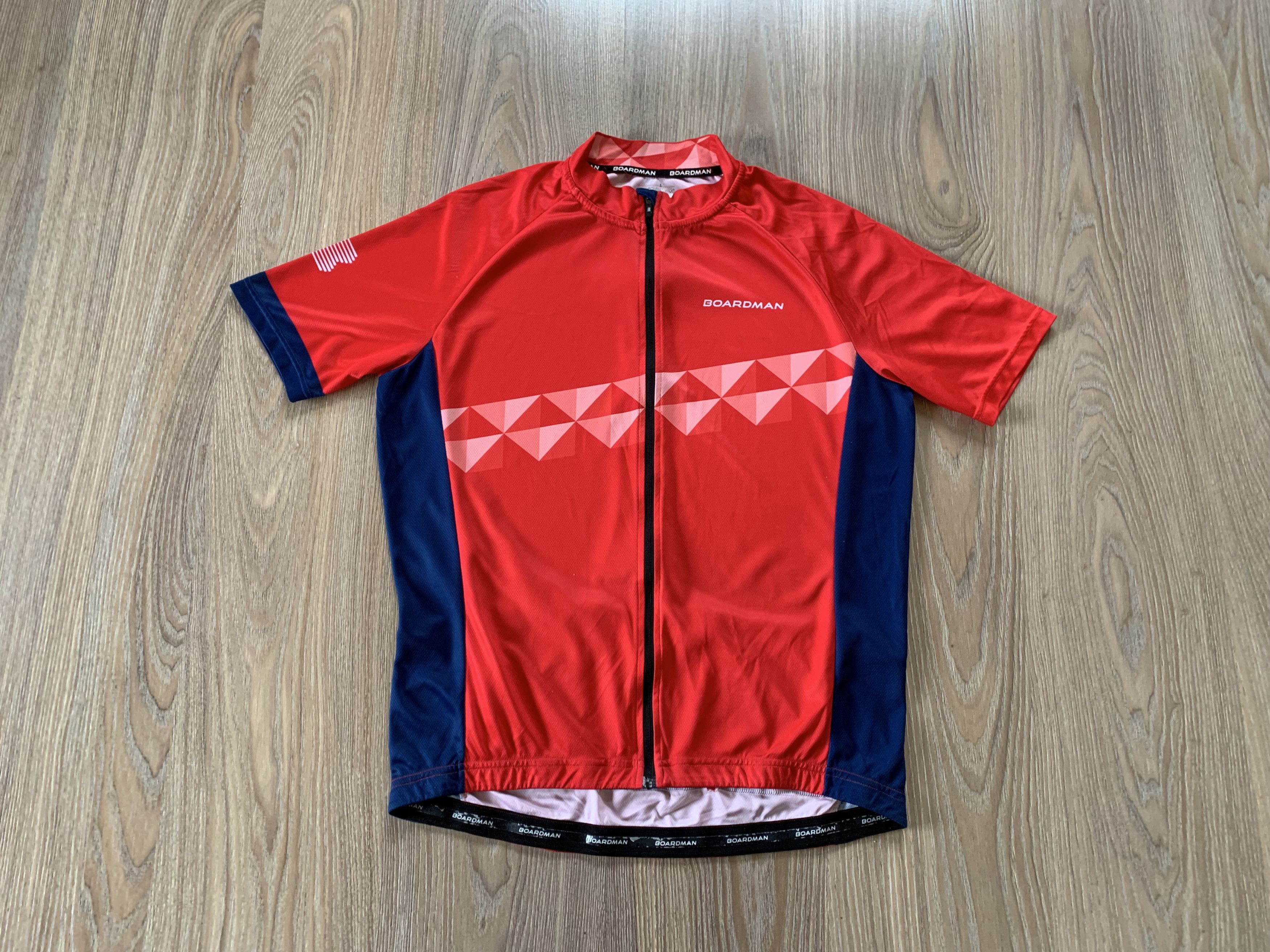 Bicycle Boardman Men's Short Sleeve Full Zip Cycling Jersey Size US XL / EU 56 / 4 - 2 Thumbnail