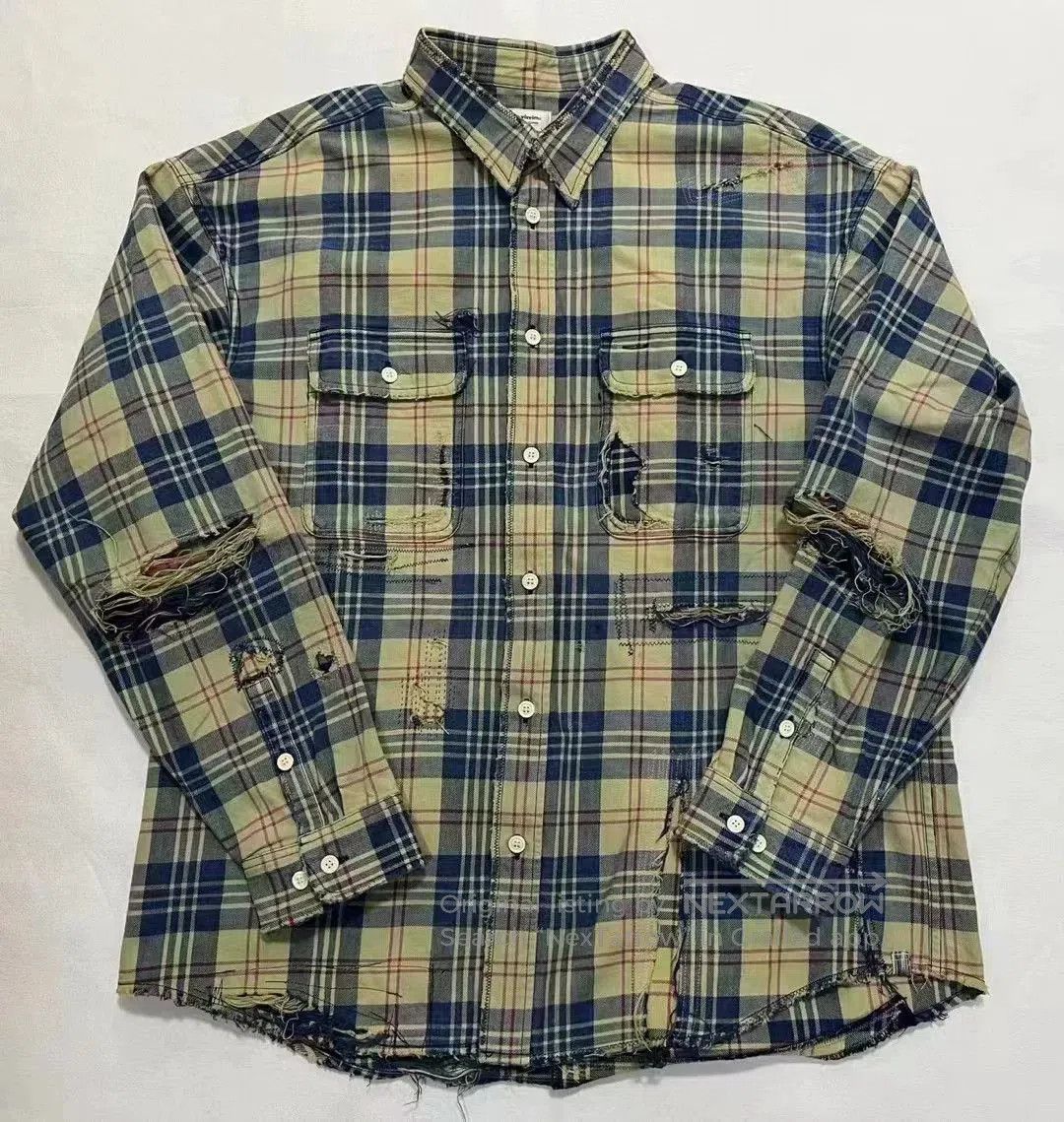 Visvim VISVIM 21AW Lumber Check L/S Crash. Size US XXL / EU 58 / 5 - 1 Thumbnail