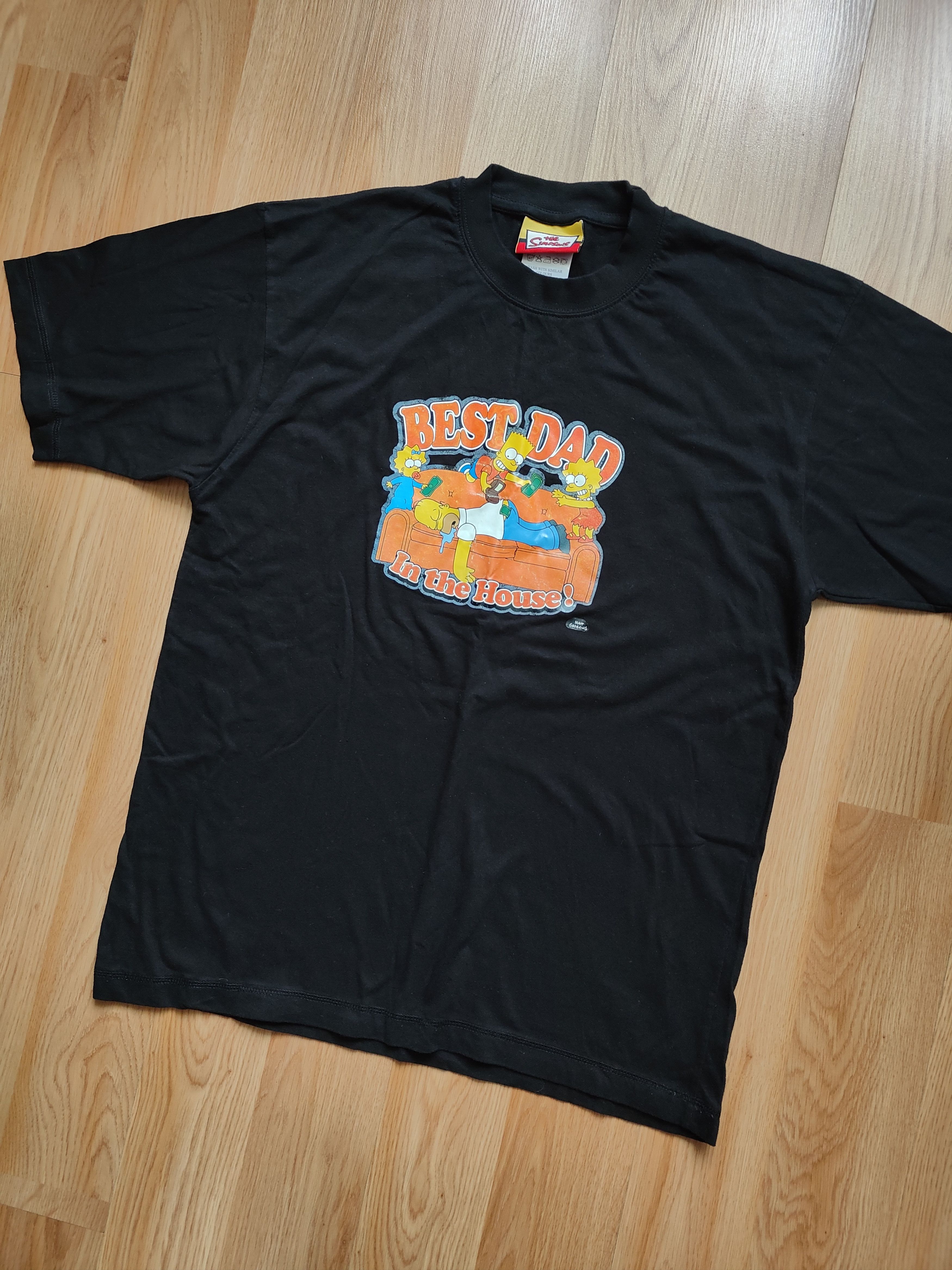 Fox Brothers × The Simpsons × Vintage Vintage The Simpsons 2006 T-shirt (Best Dad In The House) Size US S / EU 44-46 / 1 - 1 Thumbnail