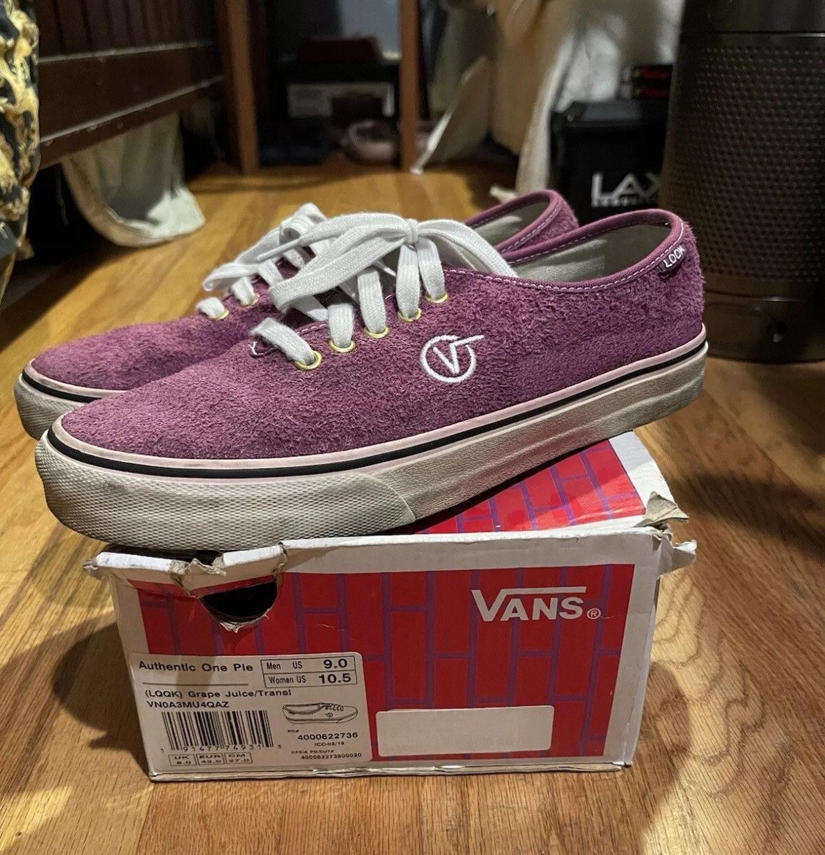 LQQK Studio × Vans Lqqk studios vans authentic one purple grape suede size 9 Size US 9 / EU 42 - 1 Thumbnail