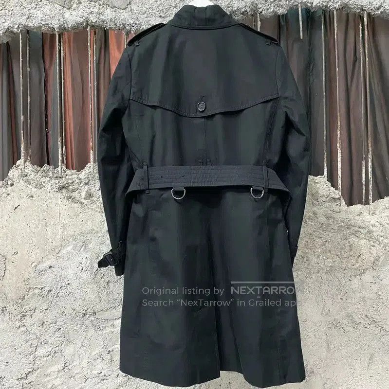 Burberry Burberry Women's Long Black Coat for Spring/Fall. Size XXS / US 00 / IT 34 - 2 Thumbnail