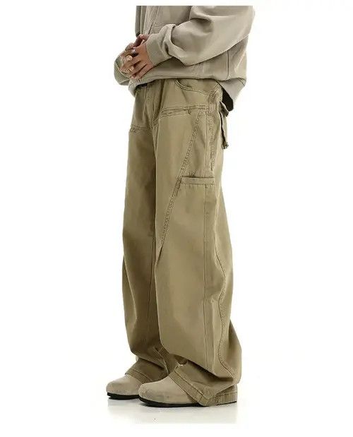 Japanese Brand Makihara x Yuk Casual Safri Wide Cargo Pants Size US 28 / EU 44 - 6 Thumbnail