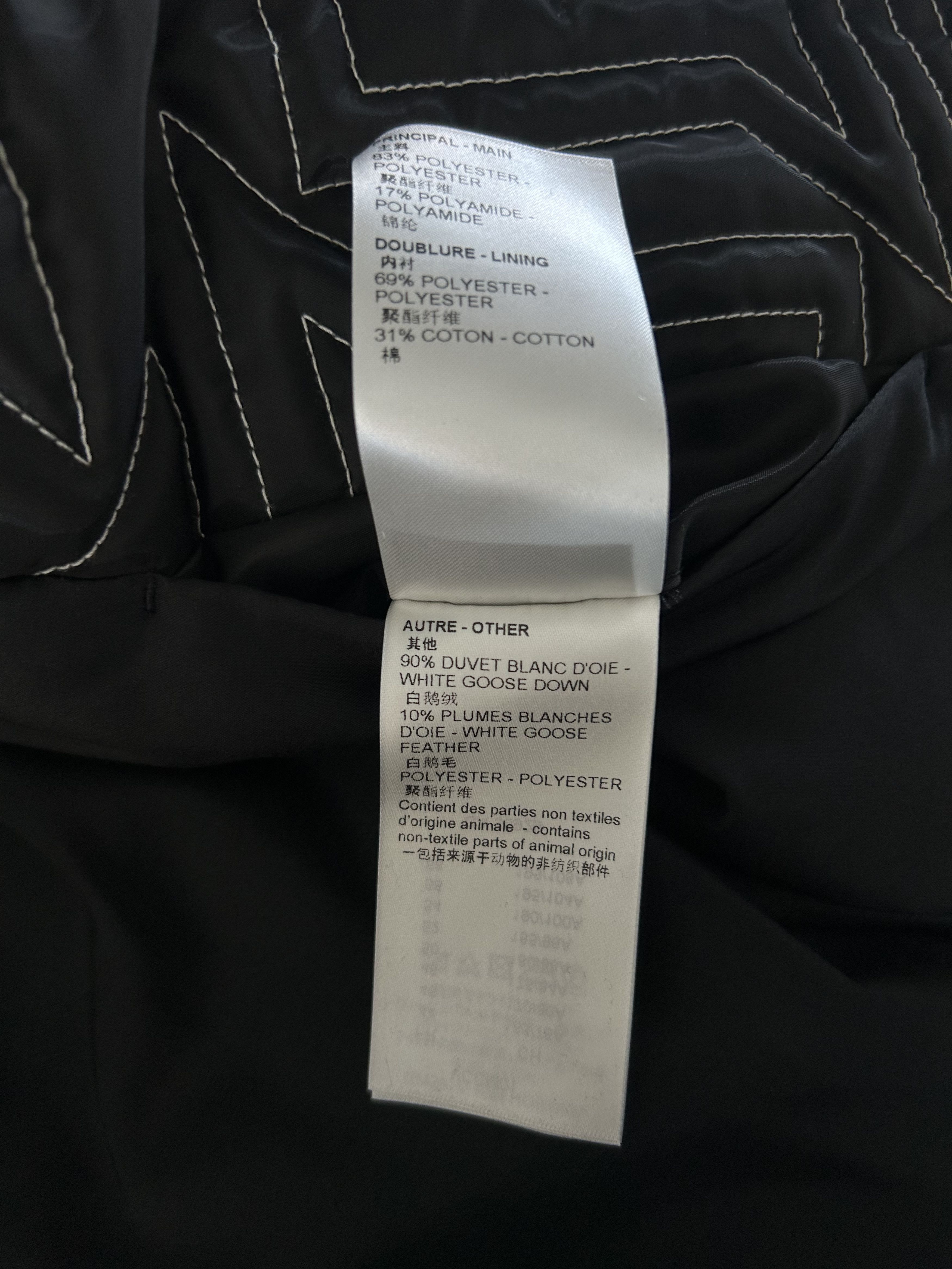 Louis Vuitton Louis Vuitton Black & White Snow Capsule Puffer Jacket Size US XL / EU 56 / 4 - 5 Thumbnail
