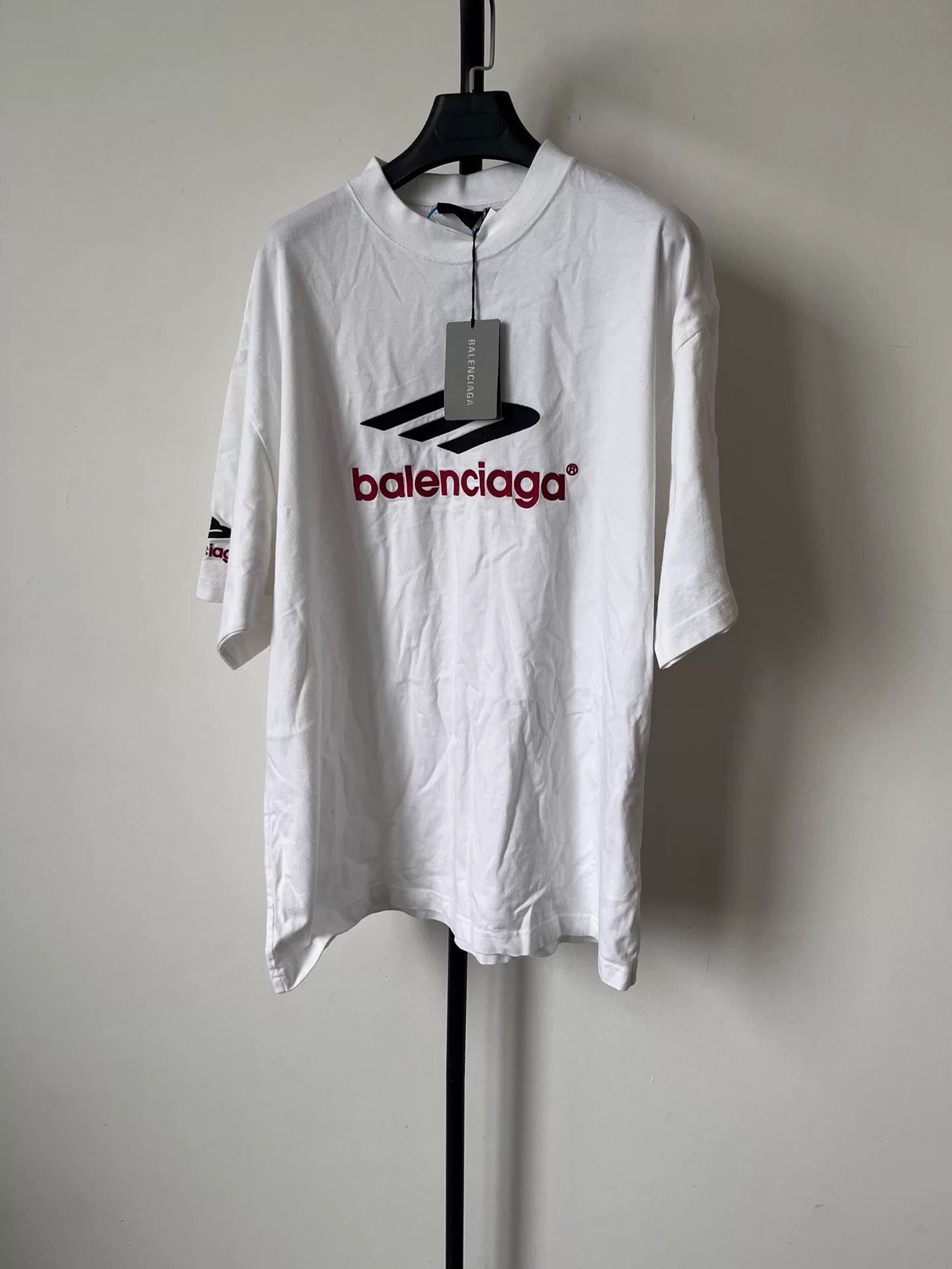 Balenciaga balenciaga 3b sports icon short sleeve t-shirt Size US L / EU 52-54 / 3 - 1 Thumbnail