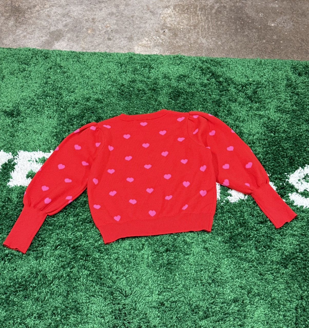 Other Vintage Nanette Red Heart Love Lover Knit Sweater Medium Size M / US 6-8 / IT 42-44 - 6 Thumbnail