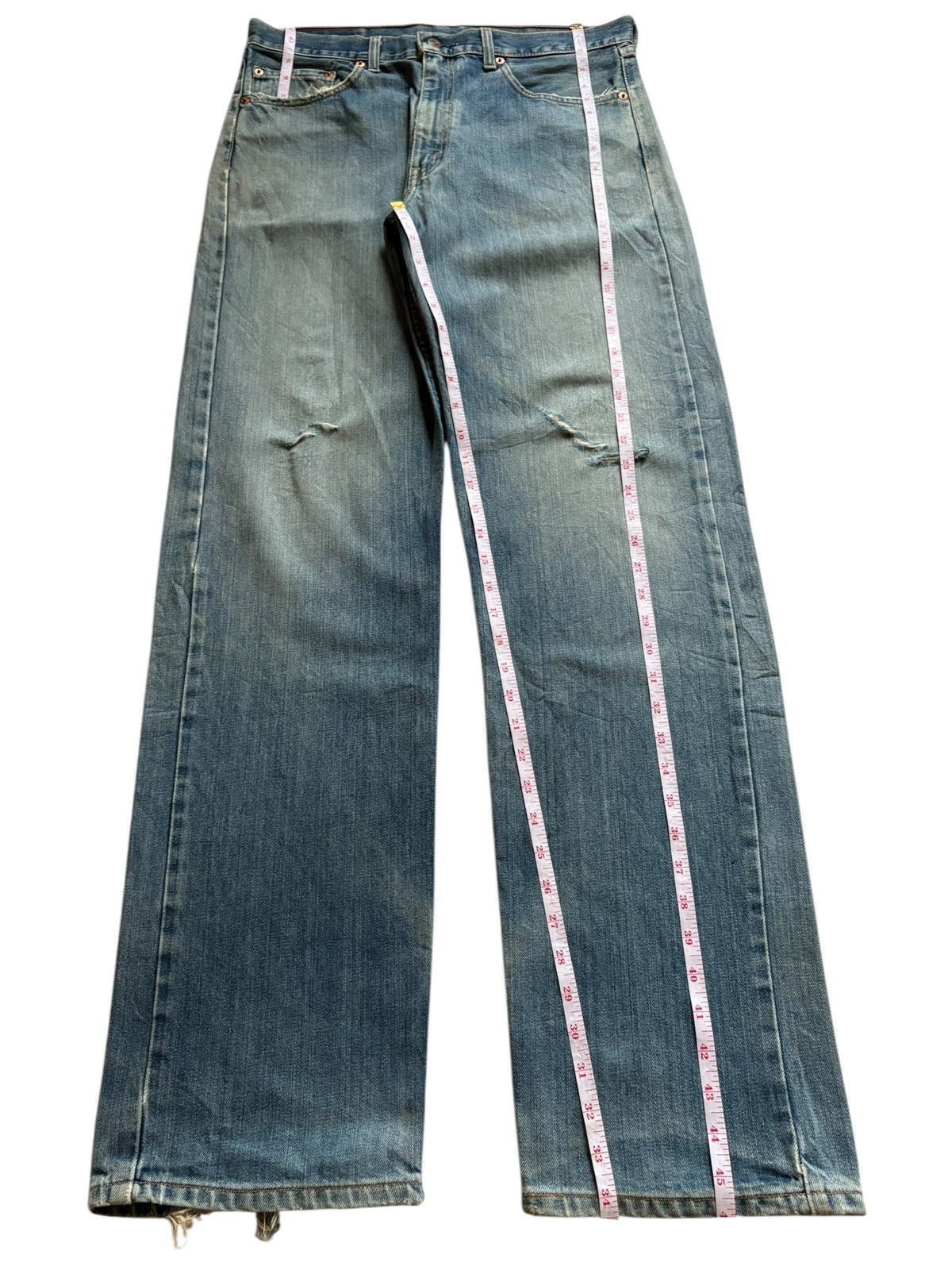 Levi's Vintage 90s Levis 512 Faded Mud Wash Distress Baggy Jeans Size US 34 / EU 50 - 11 Thumbnail