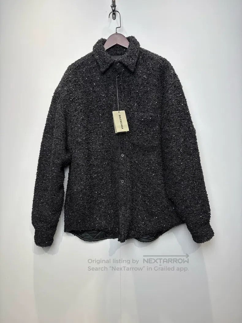 Balenciaga Balenciaga Sequined Cotton Shirt Jacket Size XS / US 0-2 / IT 36-38 - 1 Thumbnail