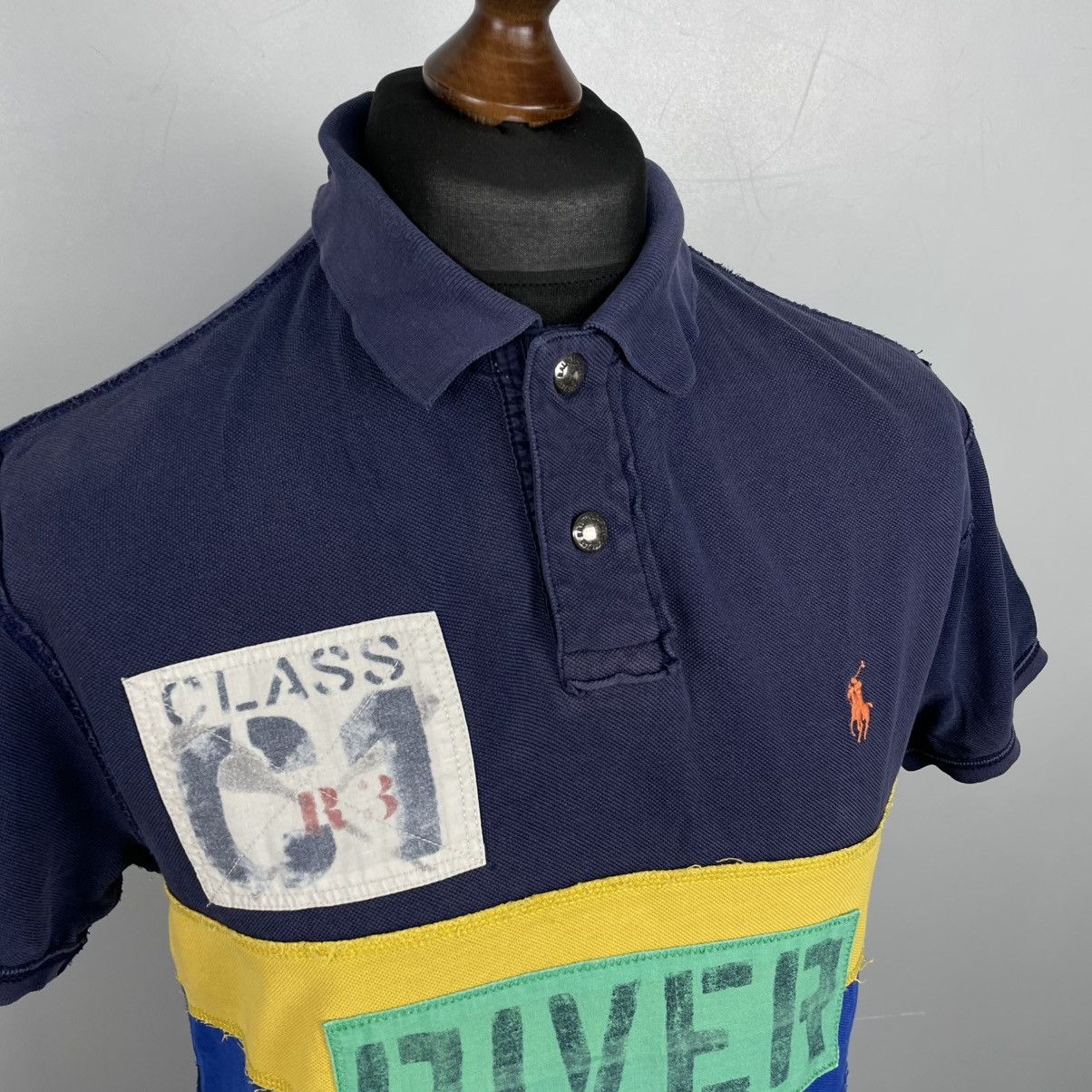 Polo Ralph Lauren × Vintage Vintage Polo Ralph Lauren River big logo polo shirt 90’s Size US XL / EU 56 / 4 - 5 Thumbnail