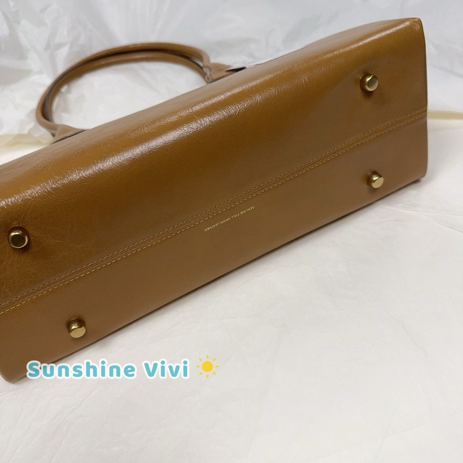 Coach NWT COACH Empire Carryall Bag 34 Brass/Honey Brown CAM03 Size ONE SIZE - 7 Thumbnail