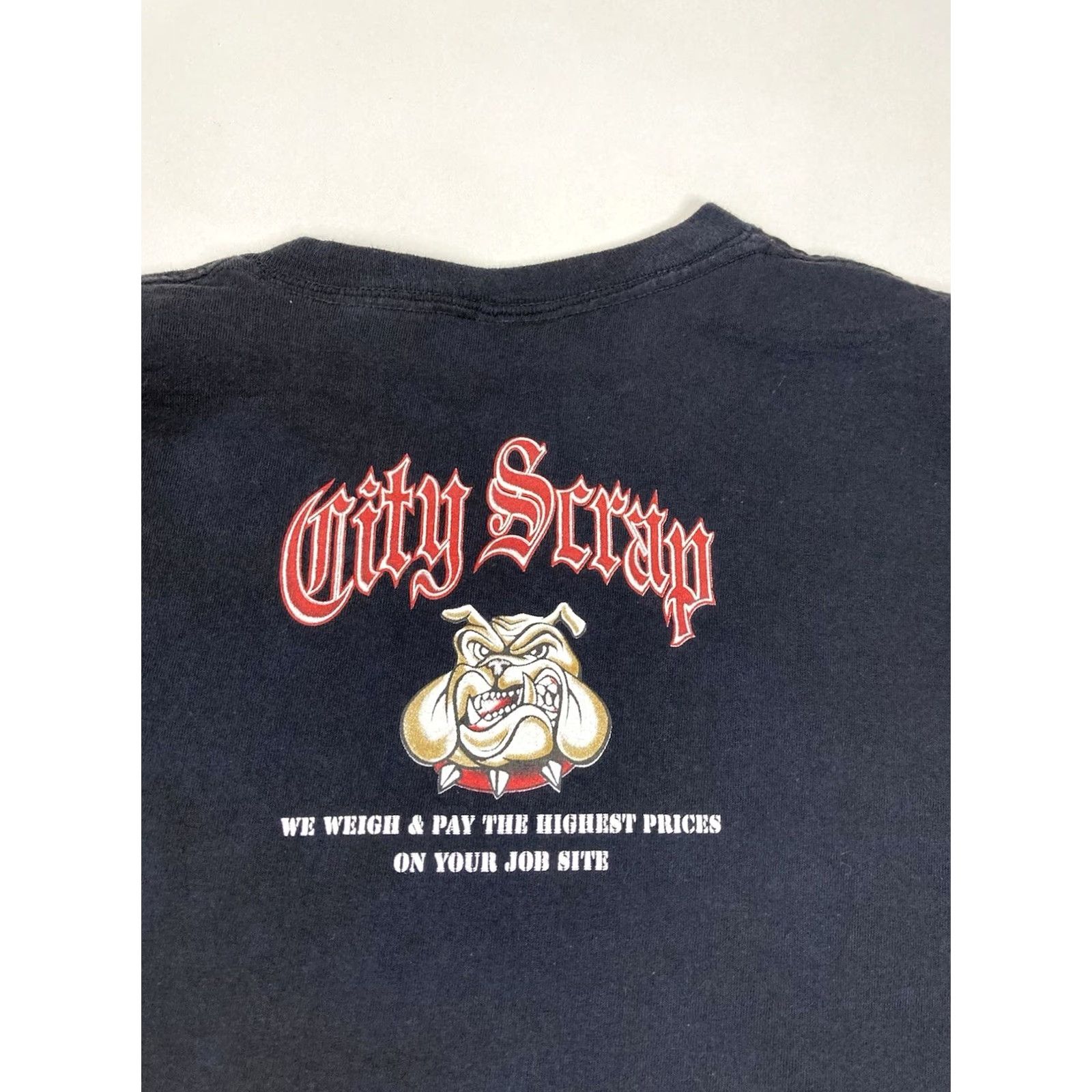 Delta VINTAGE City Scrap Miami Dog Graphic T-shirt Men XL Black Short Sleeve Size US XL / EU 56 / 4 - 4 Thumbnail