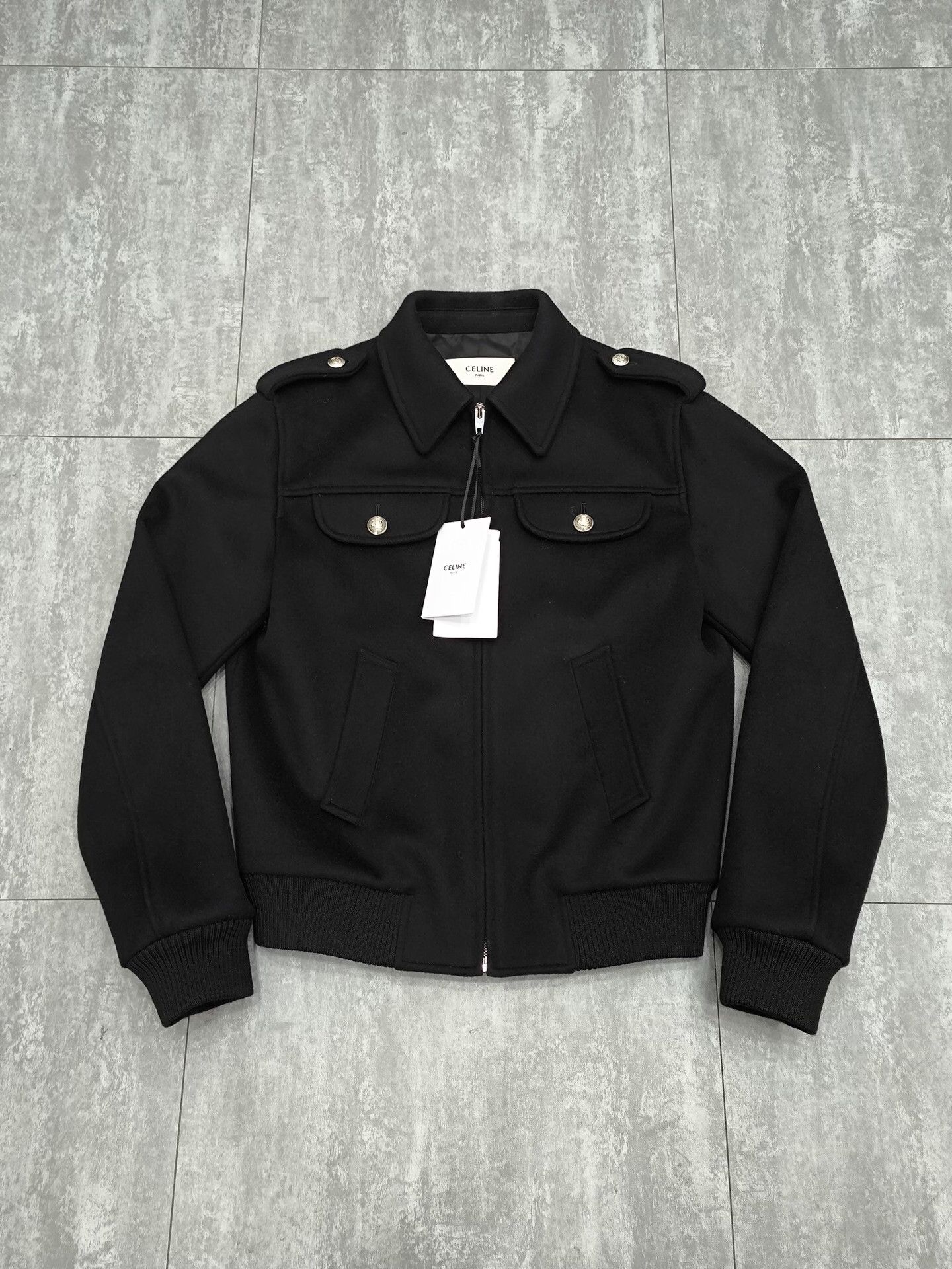 Celine Celine Black Light Jacket l Men Size US L / EU 52-54 / 3 - 1 Thumbnail