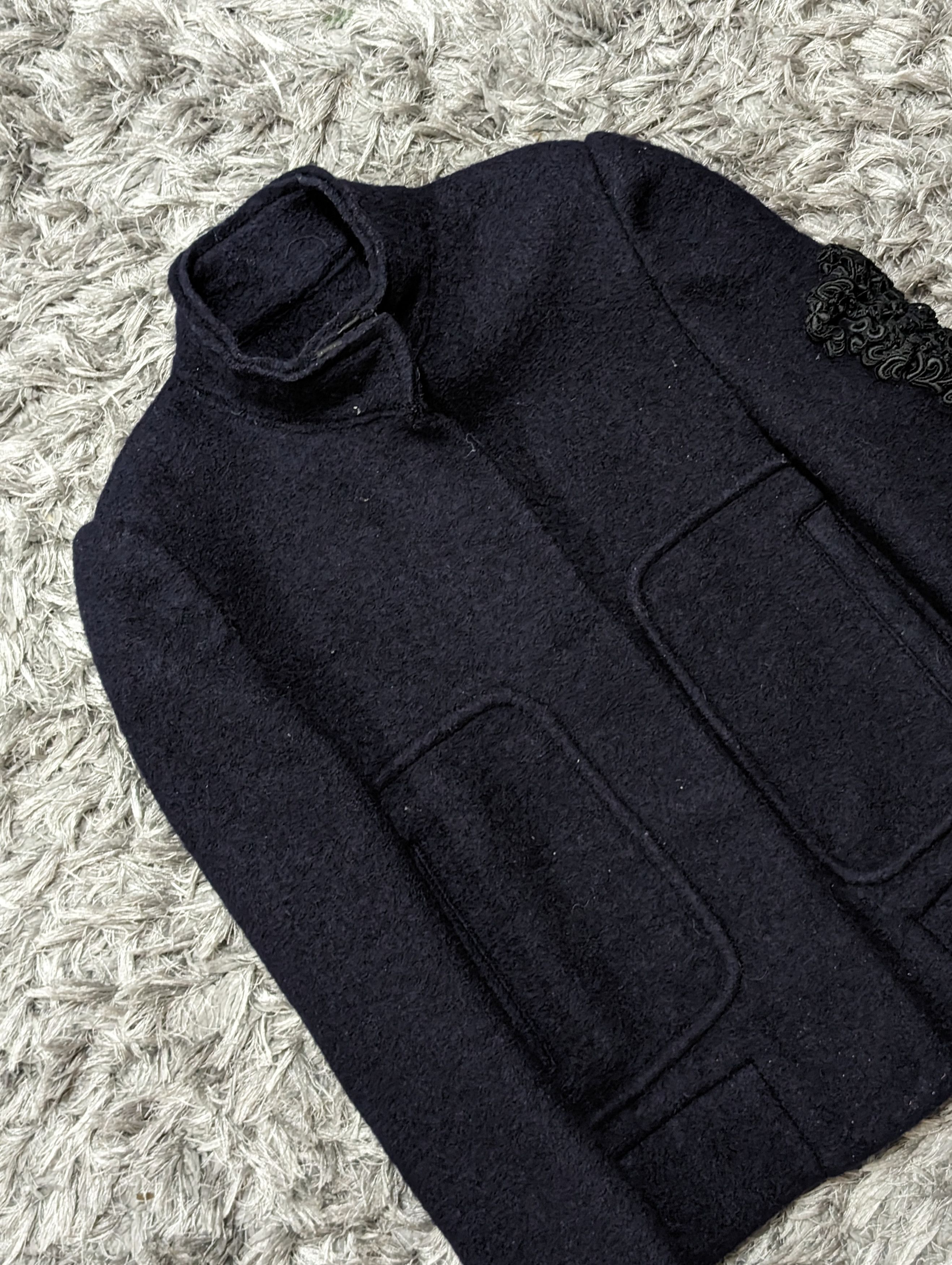 Sacai Chitose Abe Masterpiece Sacai Bulk Lace Wool Coat Jacket Size S / US 4 / IT 40 - 4 Thumbnail
