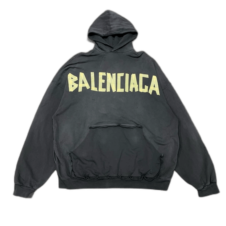 Balenciaga balenciaga black graphic hoodie for sale Size US M / EU 48-50 / 2 - 1 Thumbnail