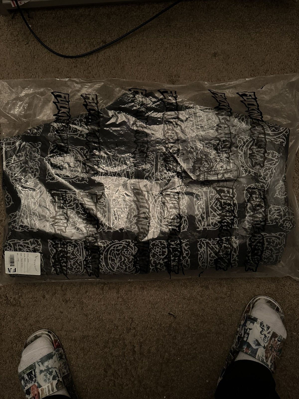 Fucking Awesome Fa filigree bomber jacket Size US L / EU 52-54 / 3 - 1 Thumbnail