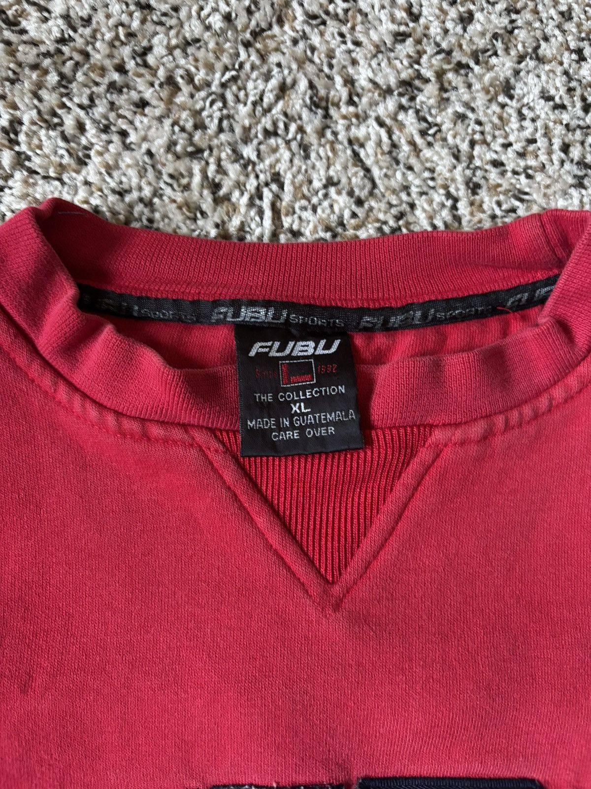 Fubu Vintage Embroidered XL Red F.U.B.U Crewneck Sweatshirt Size US XL / EU 56 / 4 - 6 Thumbnail