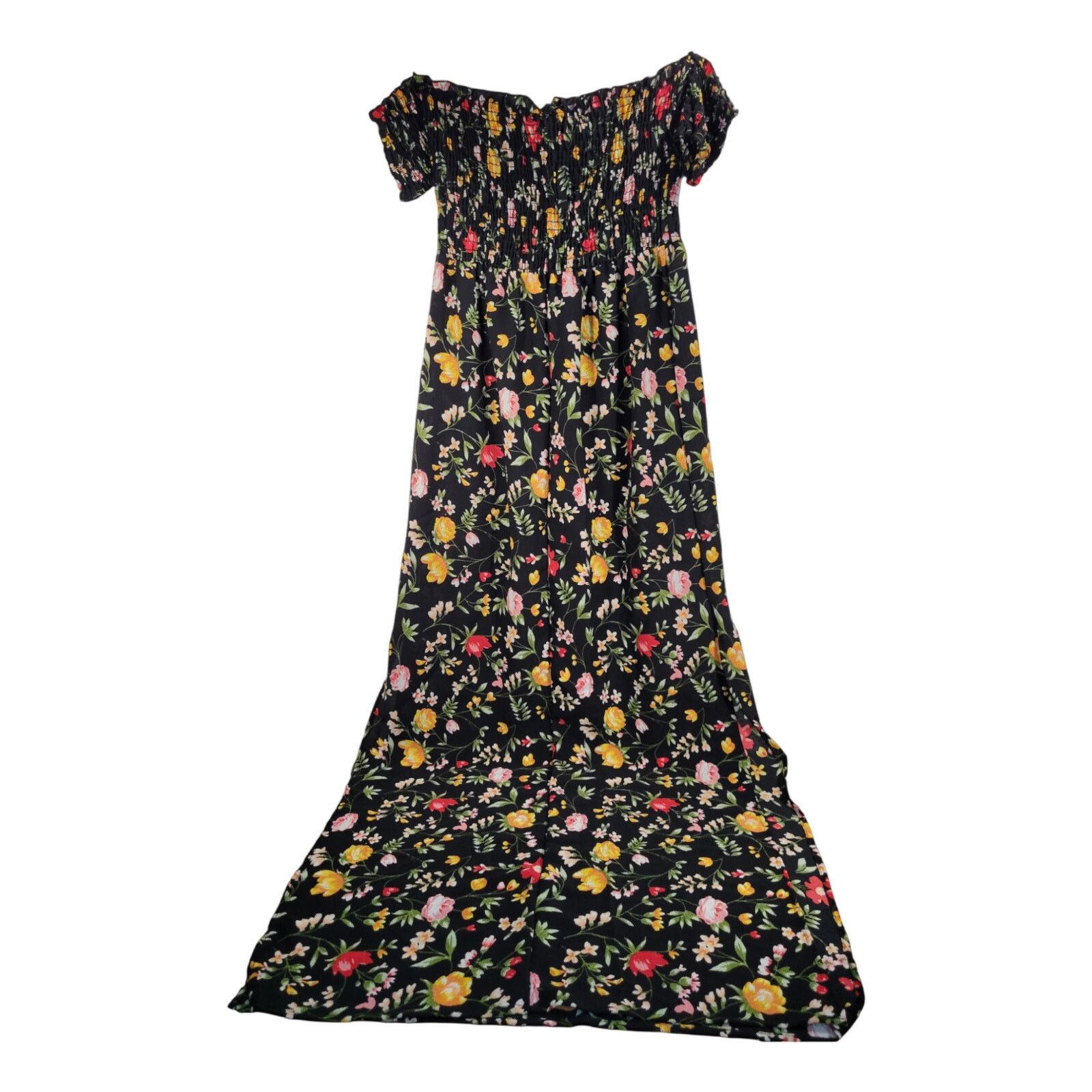rue21 Rue21 XS Black Long Floral Black Colorful Goth Hipster Size XS / US 0-2 / IT 36-38 - 2 Thumbnail