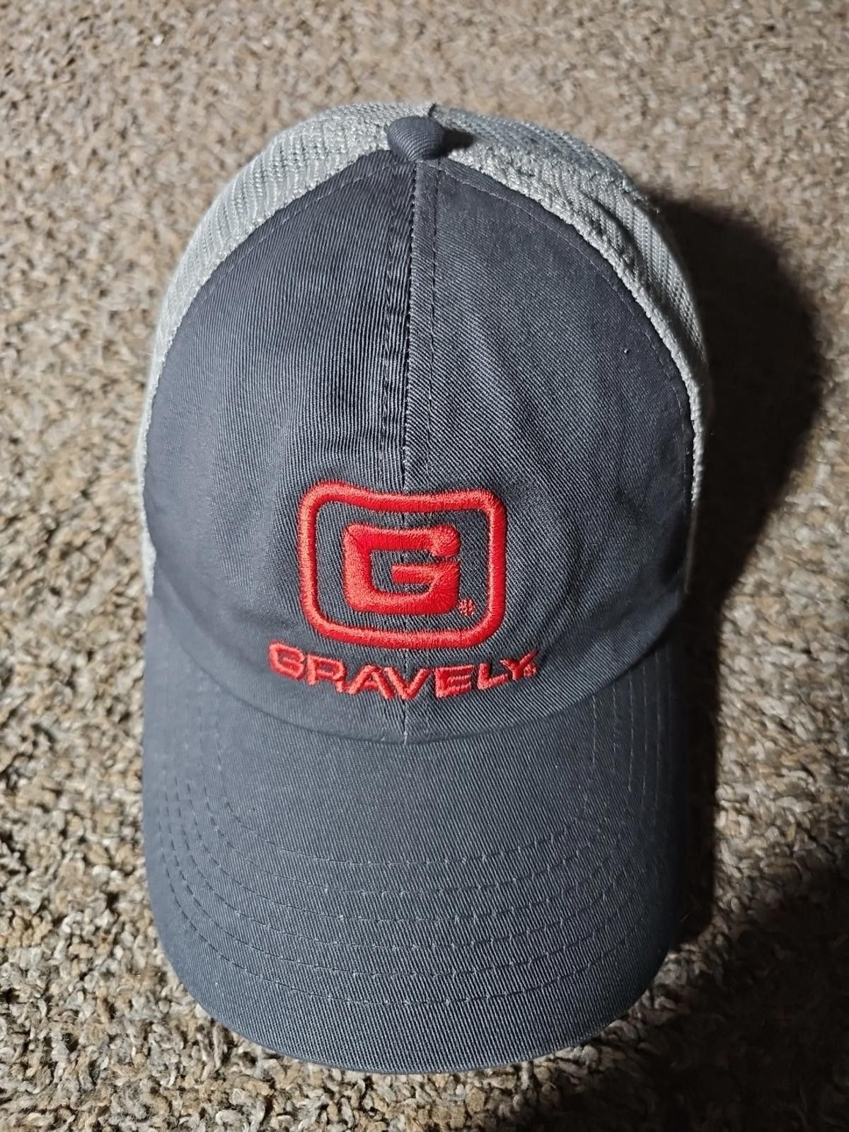 Other GRAVELY hat gray cap OS Strapback Mesh Trucker Hat Size ONE SIZE - 2 Thumbnail