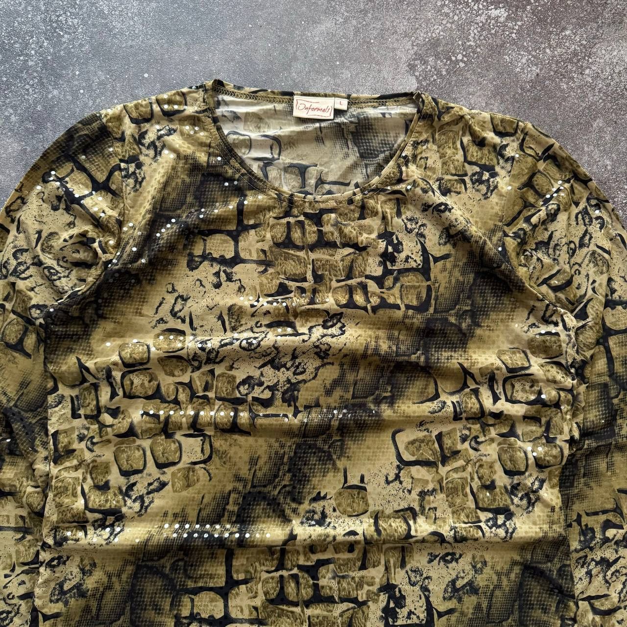 Hysteric Glamour × Japanese Brand × Le Grande Bleu (L.G.B.) Japanese Style Vintage Snake Long Sleeve Top Size L / US 10 / IT 46 - 3 Thumbnail