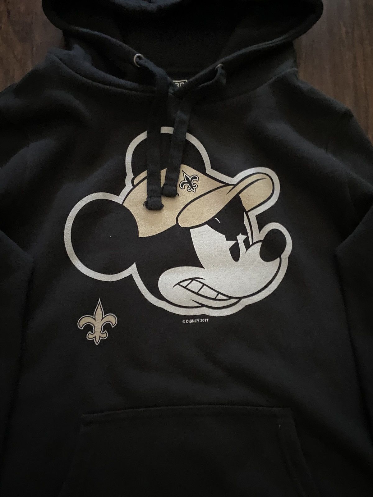 Disney × NFL × Vintage New Orlean Saints Micky Mouse Hoodie Size US S / EU 44-46 / 1 - 2 Thumbnail