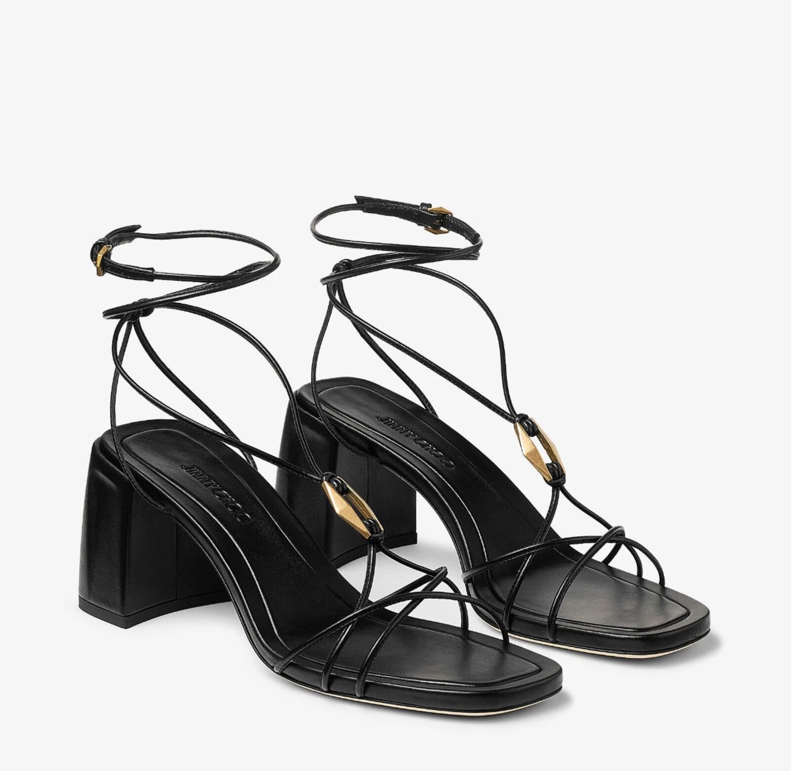 Jimmy Choo Jimmy Choo Onyxia 70 Sandals Size US 7.5 / IT 37.5 - 2 Thumbnail