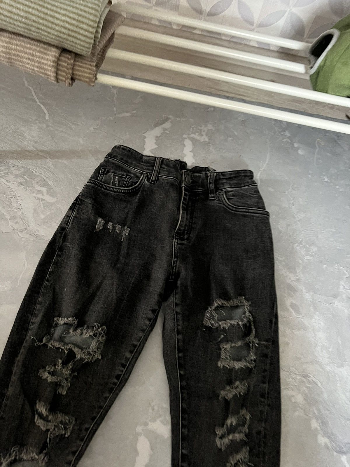 Japanese Brand Destroyed Japan Grunge / Undercover Style 90 / Archive Dark Size US 33 - 3 Thumbnail
