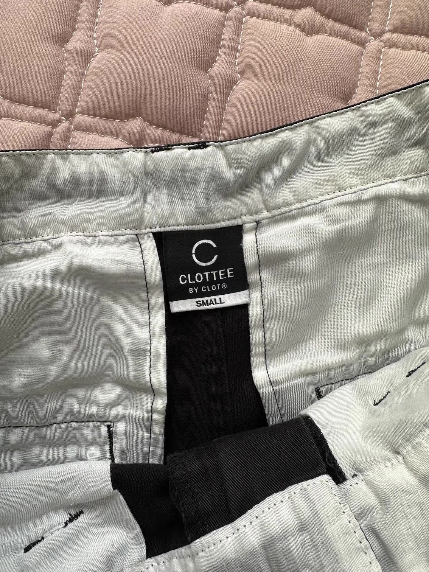 CLOT CLOTTEE BY CLOT Black Wide-Leg Casual Pants, Edison Chen Size US 32 / EU 48 - 3 Thumbnail