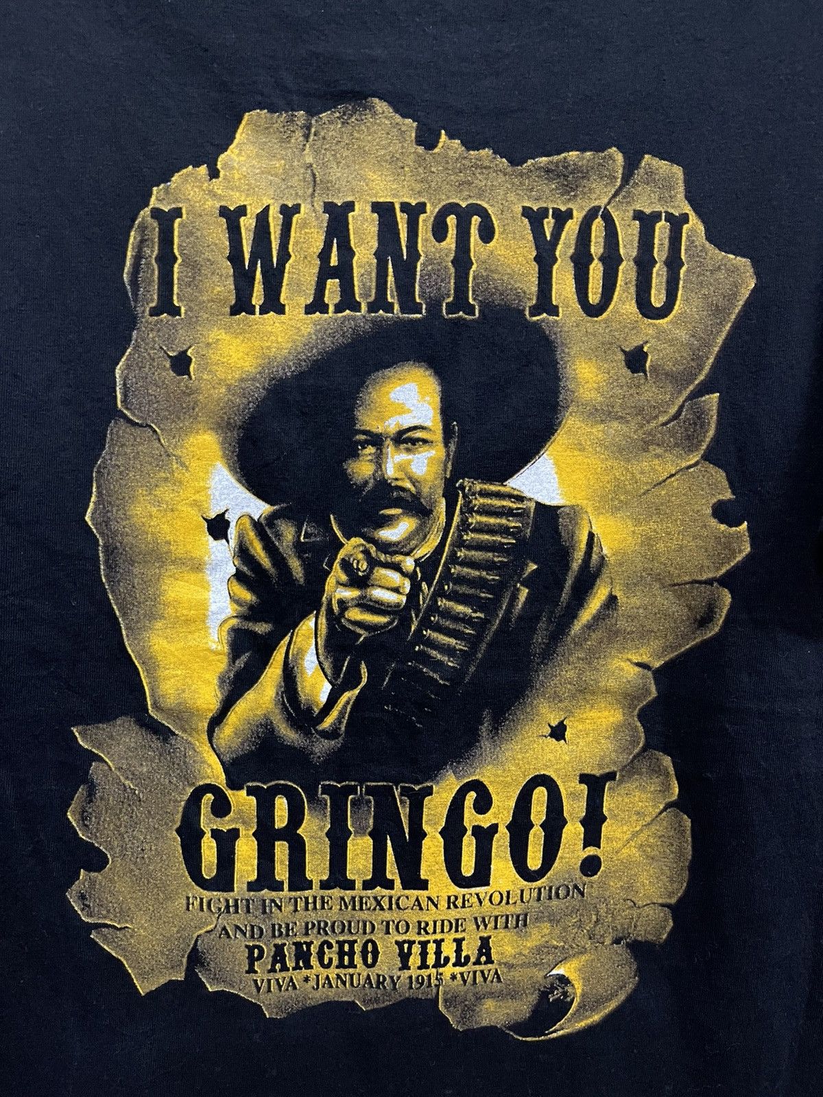 Vintage Vintage Y2K " I Want You Gringo!! " Pancho Villa🔥🔥🔥 Size US L / EU 52-54 / 3 - 5 Thumbnail