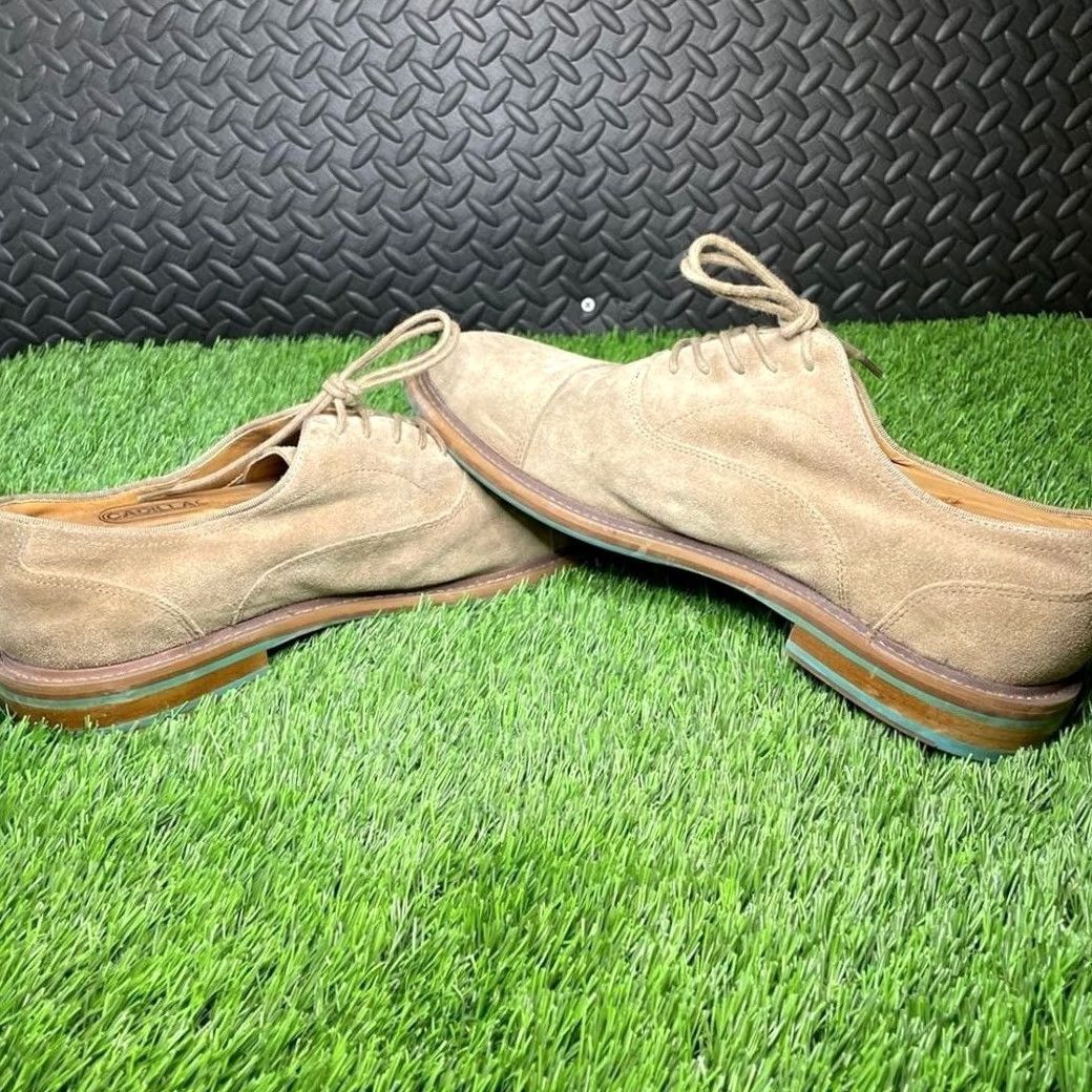 Aldo Aldo Oxfords Men's Size 10.5 Y2K Casual Tan Brown Suade Laced Up Size US 11 / EU 44 - 5 Thumbnail