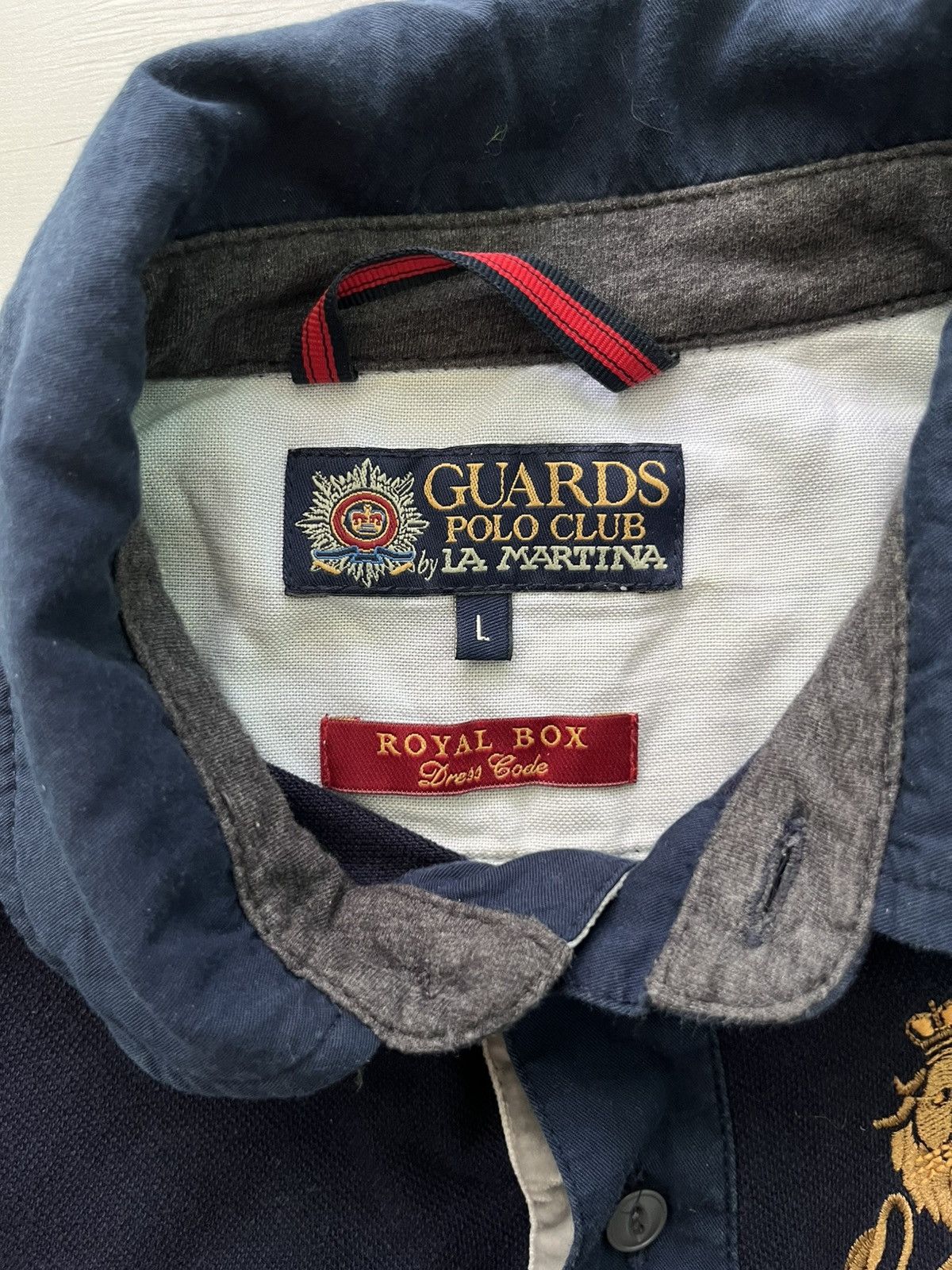 La Martina La Martina Polo Club The Royal Legion Dress Code Long Sleeve Size L / US 10 / IT 46 - 4 Thumbnail