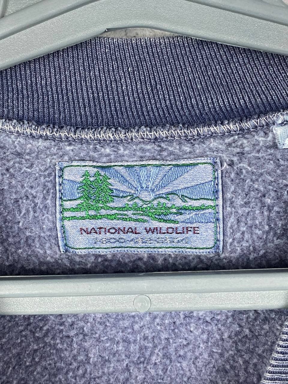 Other Vintage 90s National Wildlife Wolf Pack Nature Sweatshirt Size US L / EU 52-54 / 3 - 9 Thumbnail