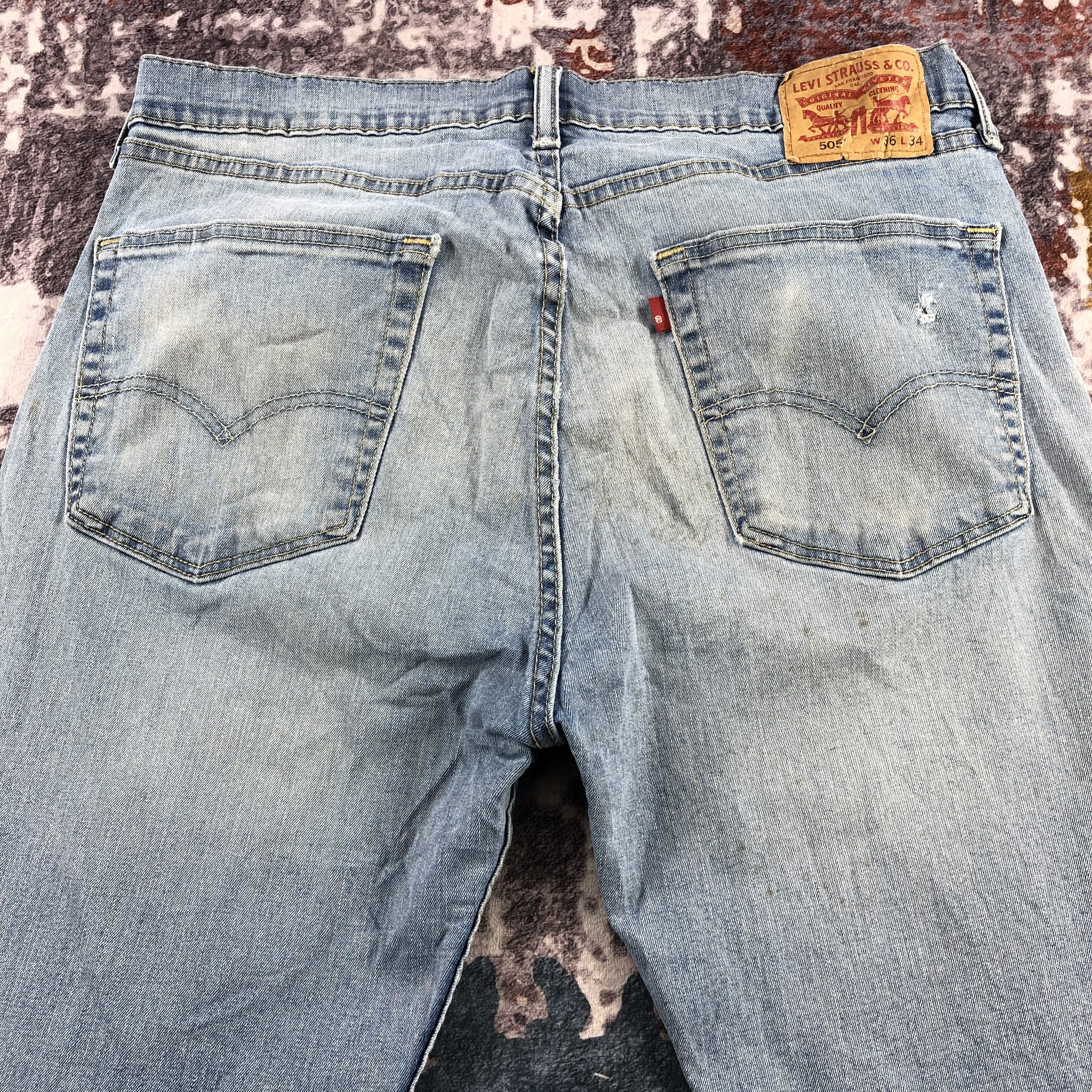 Levi's × Vintage Vintage Blue Wash Levis 505 Jeans-JM3093 Size US 36 / EU 52 - 5 Thumbnail