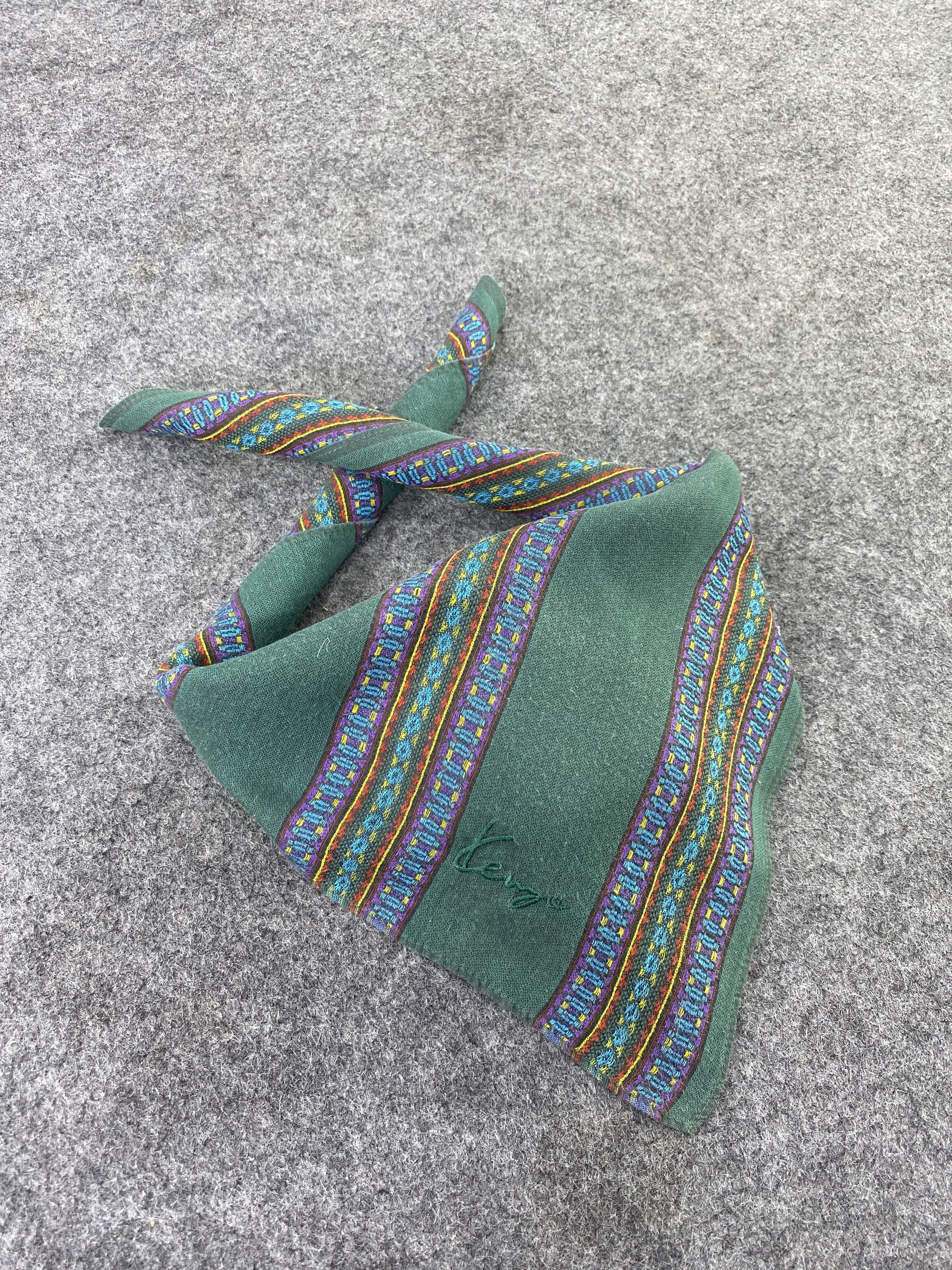 Kenzo × Vintage Kenzo Handkerchief / Bandana / Neckerchief / Headscarf-B120 Size ONE SIZE - 1 Thumbnail